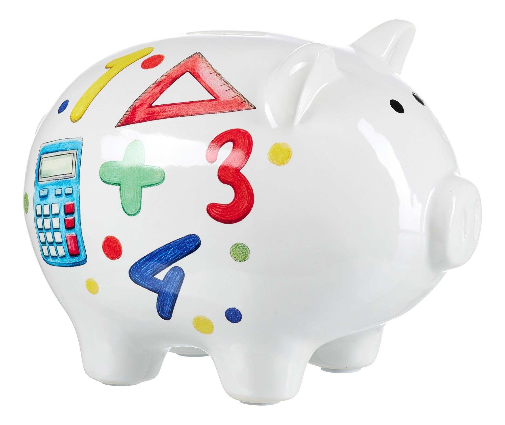 Ritzenhoff & Breker Spardose Sparschwein Piggy Zahlen bunt
