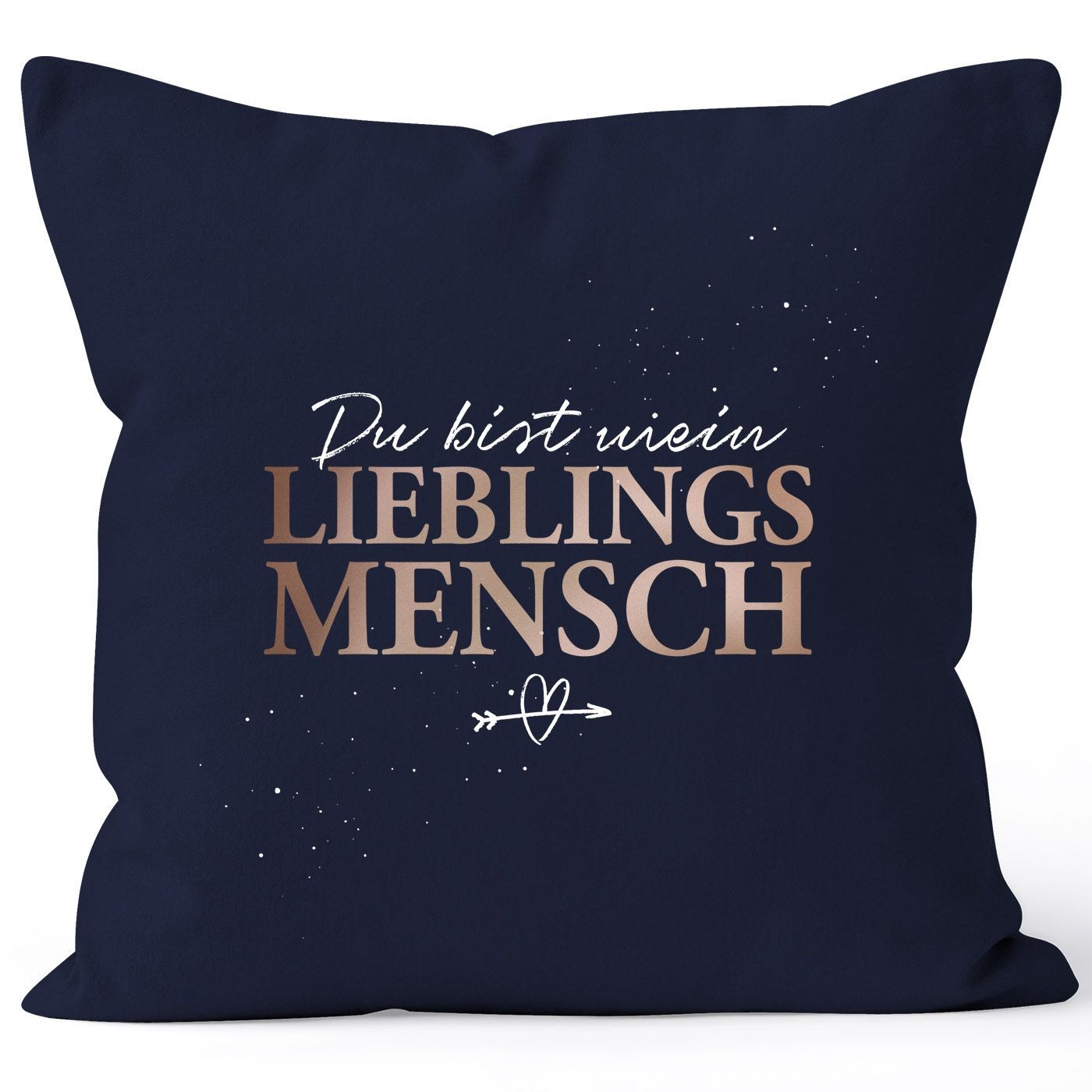 SpecialMe Dekokissen Kissen-Bezug Spruch Du bist mein Lieblingsmensch Gesch günstig online kaufen