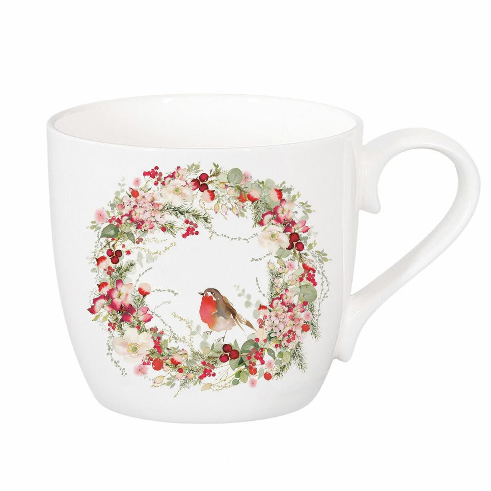 PPD Tasse Beautiful Christmas Wreath Cup, 400 ml, Keramik