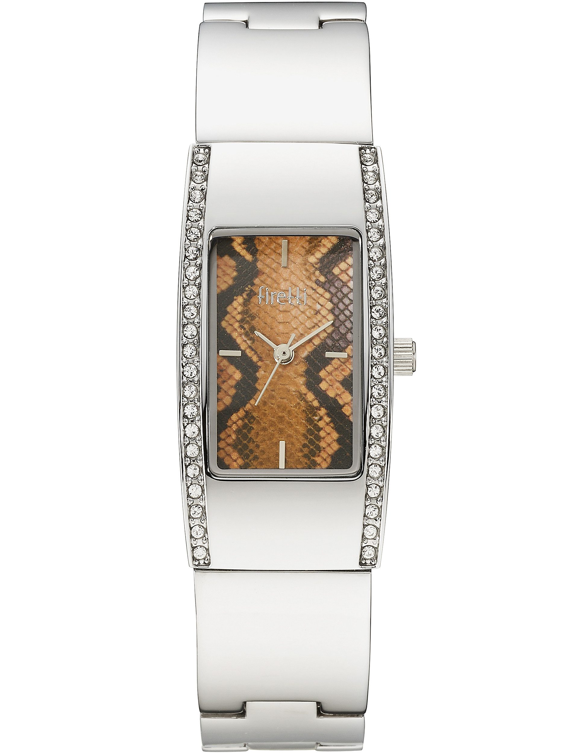 Firetti Quarzuhr Icon Exotic TLA-60992-81M, Armbanduhr, Damenuhr, analog, Swarovski-Kristalle