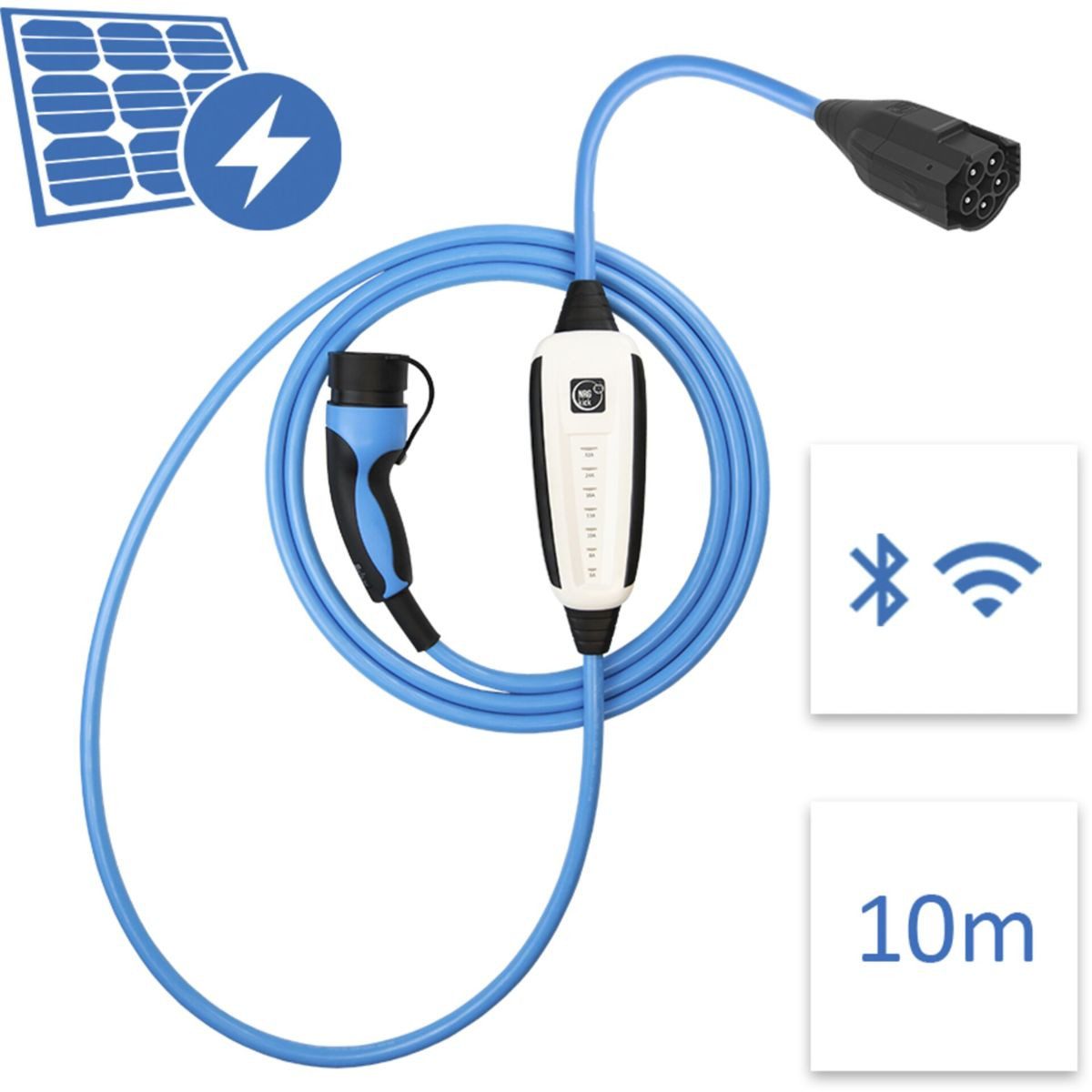 NRGkick Elektroauto-Ladestation 32A Pure für PV-Nutzer 10m WLAN