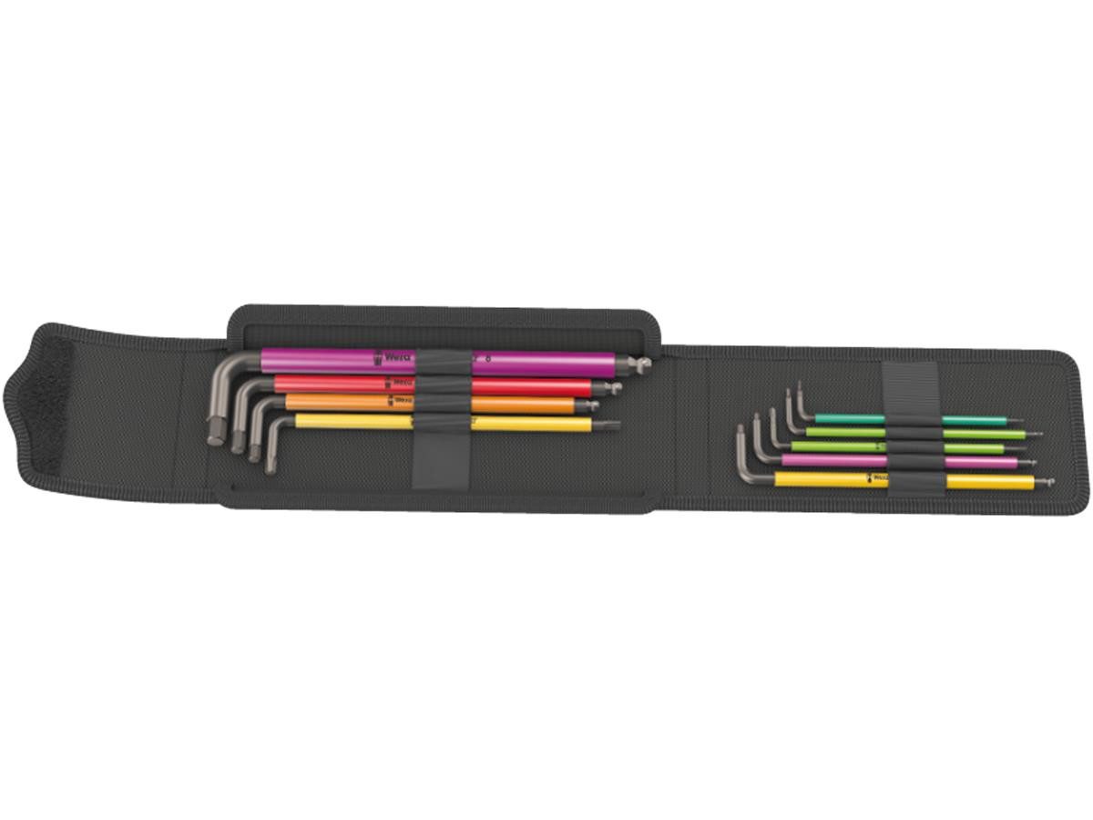 Wera Fahrradwerkzeugset Bicycle Set 4, (Set), für Innensechskant- und TORX® Schrauben, Größenkennzeichnung
