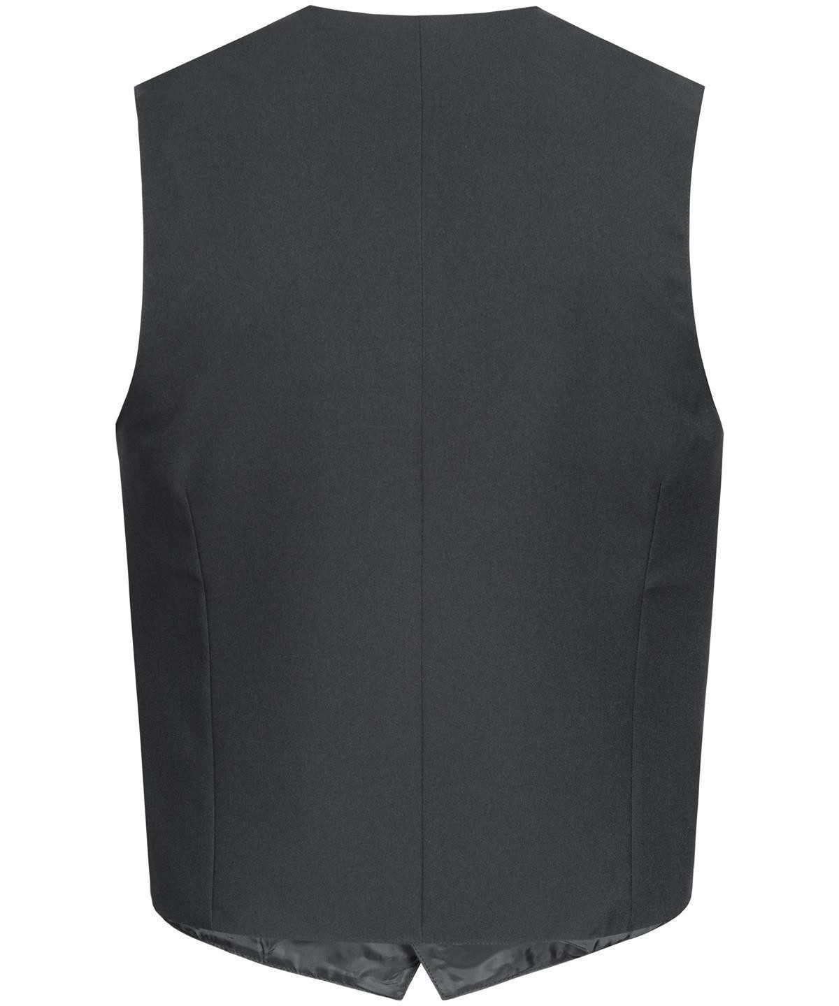 GREIFF Anzugweste Greiff Corporate Herren Weste V-Ausschnitt Regular Fit Schwarz