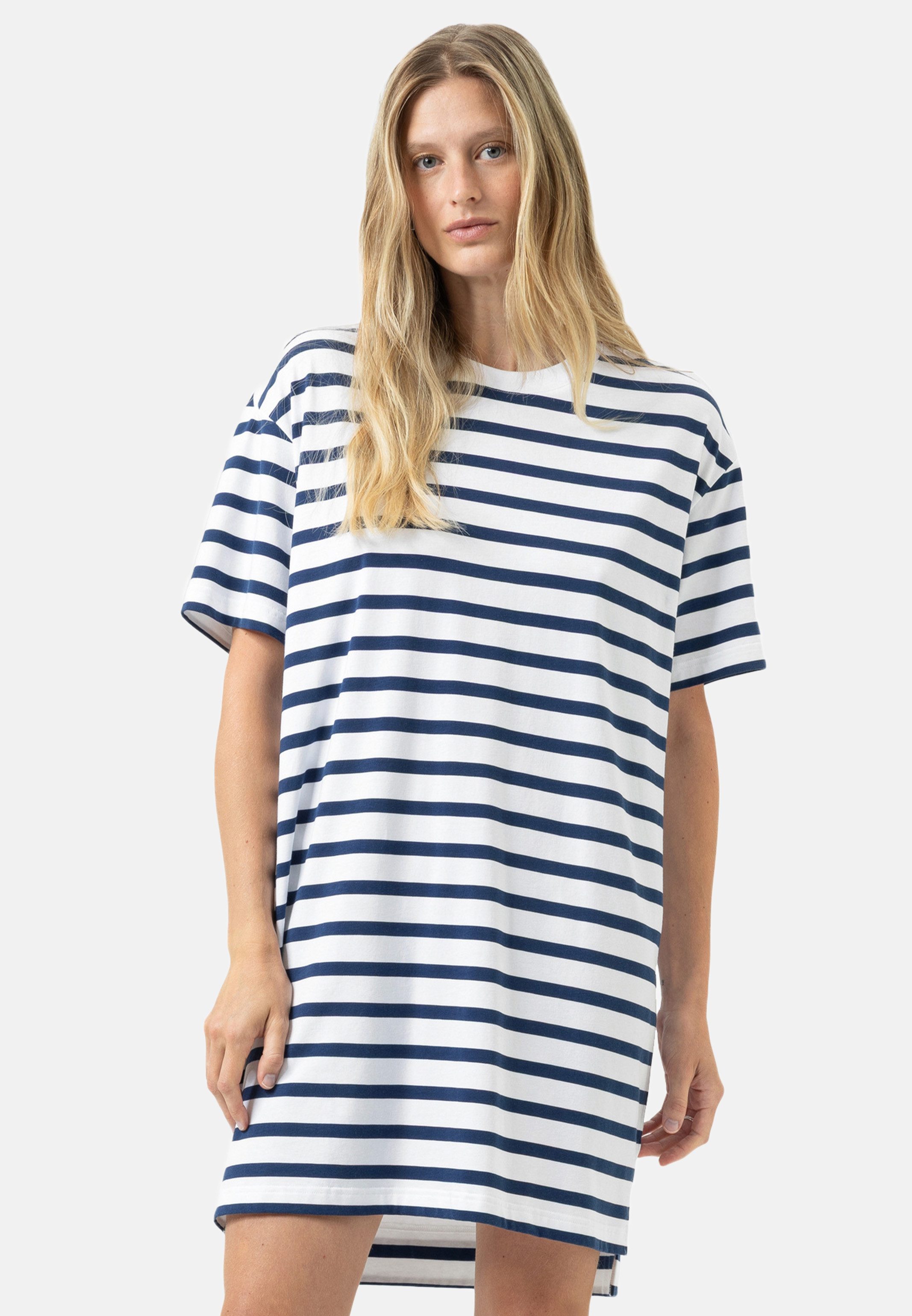 Mey Nachthemd Breezy Stripes (1-tlg) Nachthemd - Baumwolle - Atmungsaktiv - Weiches, elastisches Material