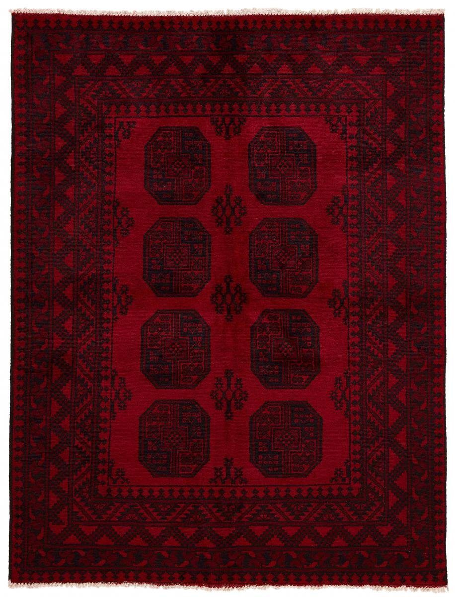 Orientteppich Afghan Akhche 148x197 Handgeknüpfter Orientteppich, Nain Trading, rechteckig, Höhe: 6 mm