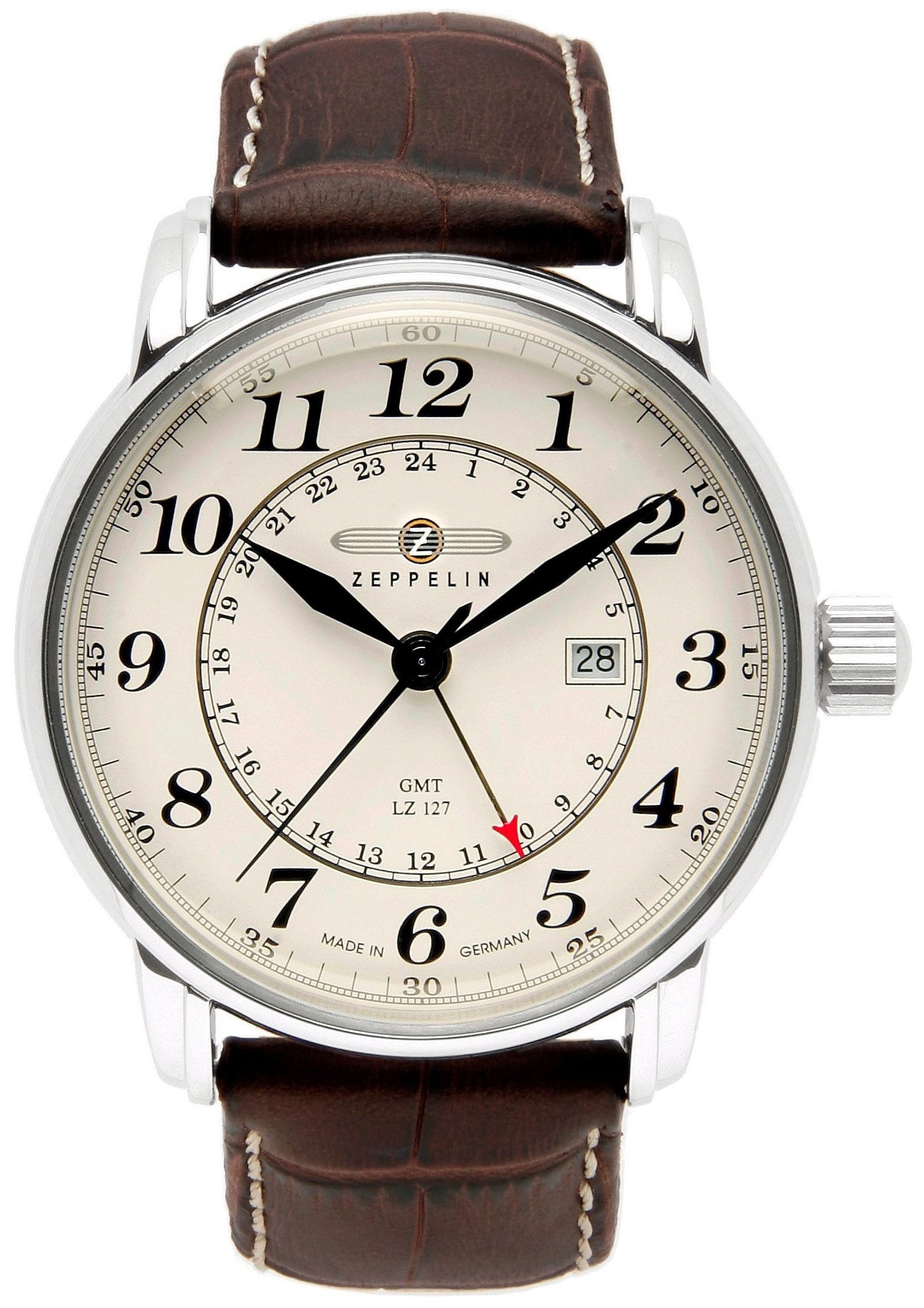 ZEPPELIN Quarzuhr LZ 127 Graf Zeppelin GMT 7642-5, Armbanduhr, Herrenuhr, D günstig online kaufen