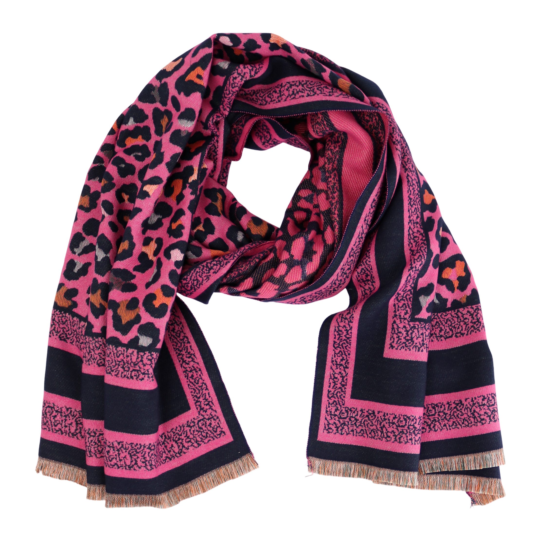 MIRROSI Modeschal weicher und warmer Großes Leo ohne Fransen, 70x190cm, (Le günstig online kaufen