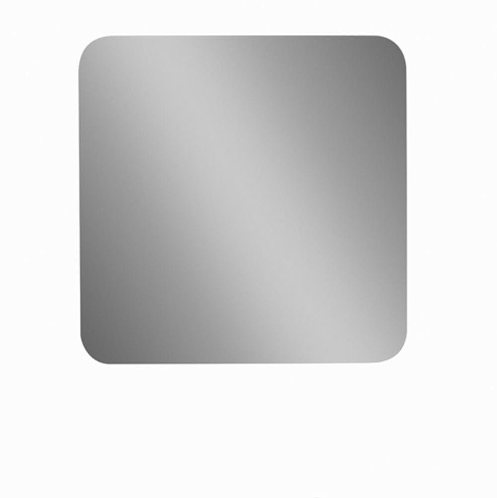 Xlmoebel Dekospiegel Eleganter quadratischer Wandspiegel in Silber für moderne Räume, Made in Europa