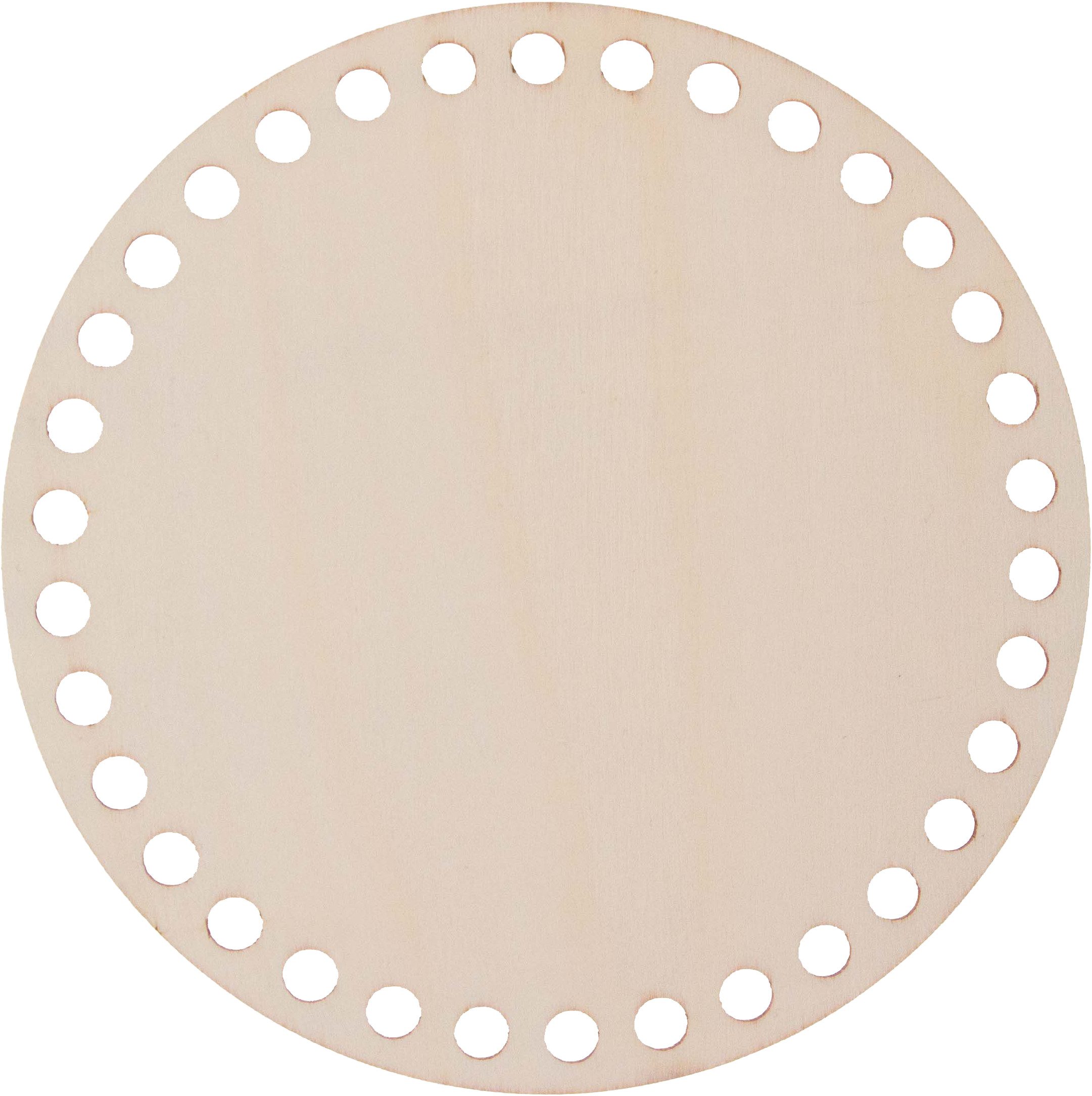 stafil Aufbewahrungstasche Holzboden für Häkelkorb, Rund