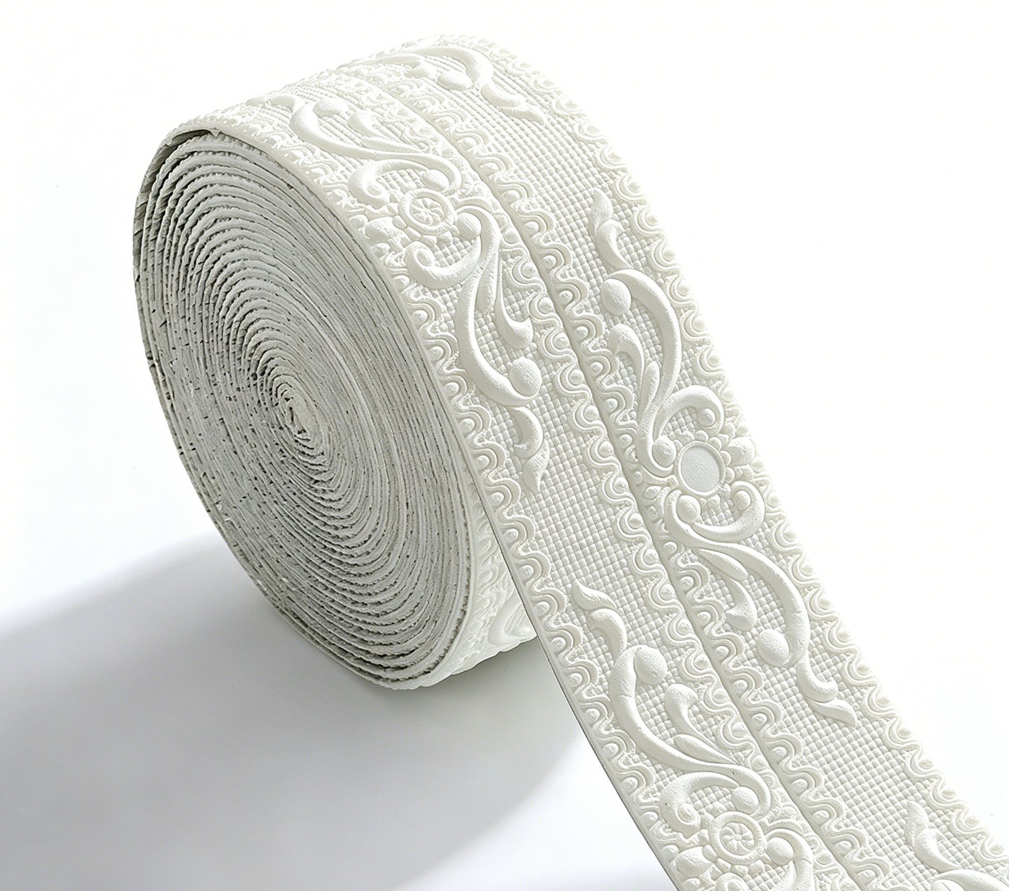 Agger Sockelleiste 10m*11cm selbstklebende Schaumstoffsockelleiste, L: 10 cm, H: 11 cm, 3D-Relief sockelleiste, wasserdichte Bordüre
