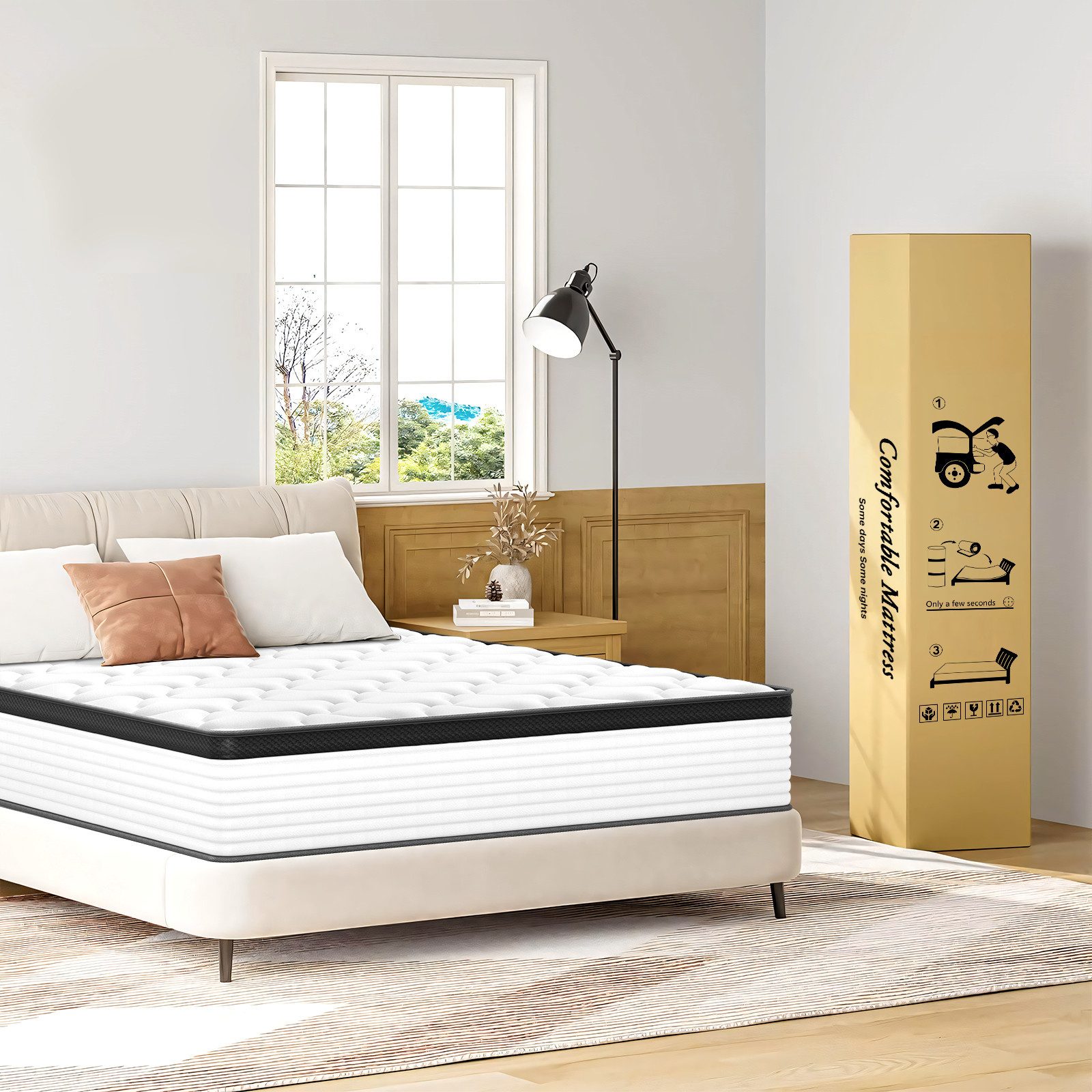 Federkernmatratze Matratze 140x200 cm, Matratze 90x200 günstig online kaufen