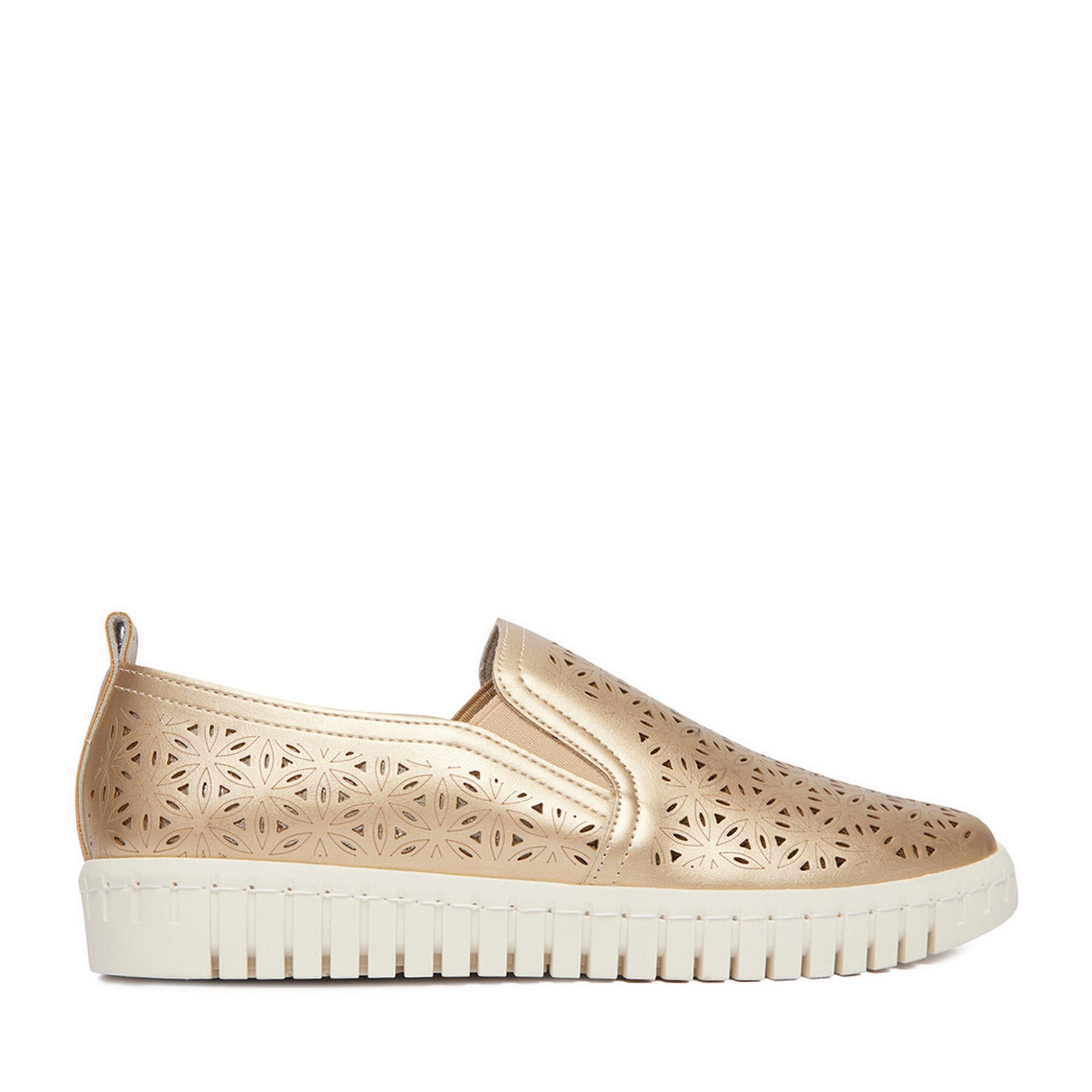 Go Soft Go Soft Damen Niedrige Schuhe Golden Schlupfboots