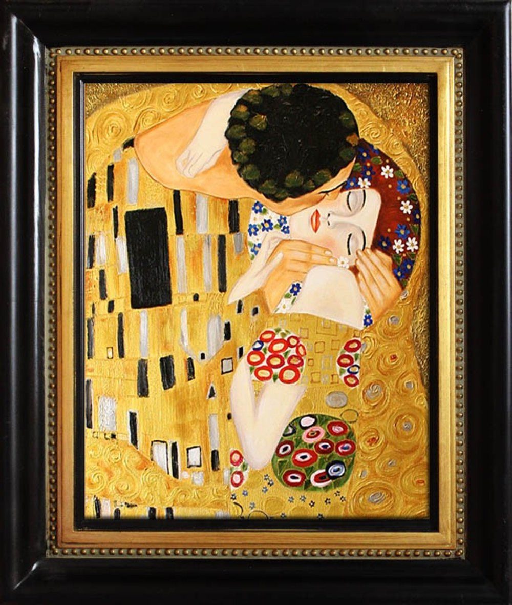 JVmoebel Gemälde Gustav Klimt »G17369«, jedes Bild ein Unikat, handgearbeitet | Gemälde