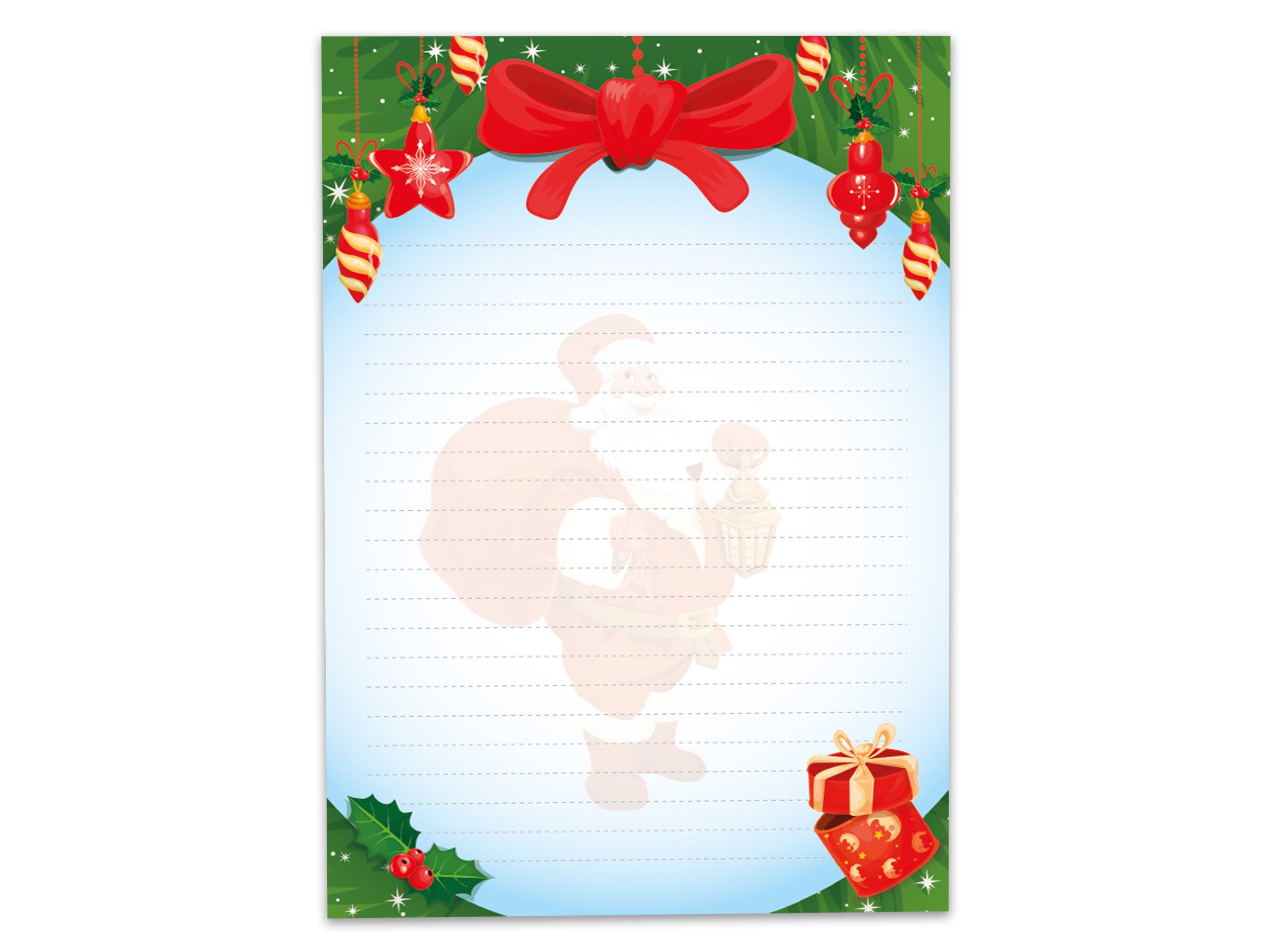 LIMONIA Briefpapier Set Kinder Briefblock A5 mit Umschlägen Notizblock Weihnachten, Weihnachtsbriefpapier, Weihnachtsgrüße, Geschenk Idee