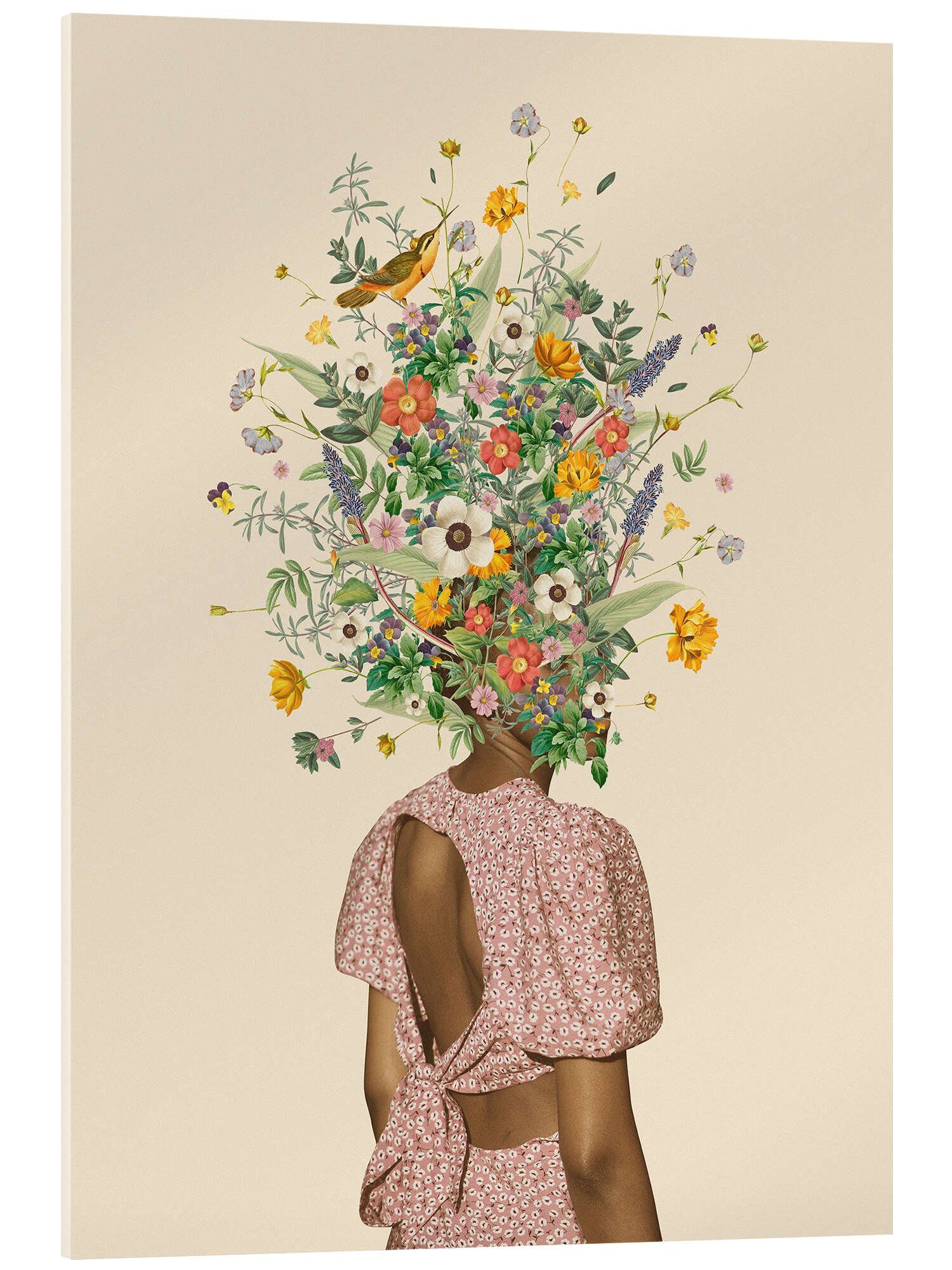 Posterlounge Acrylglasbild Frida Floral Studio, Wildflower Bouquet, Wohnzimmer Modern Illustration