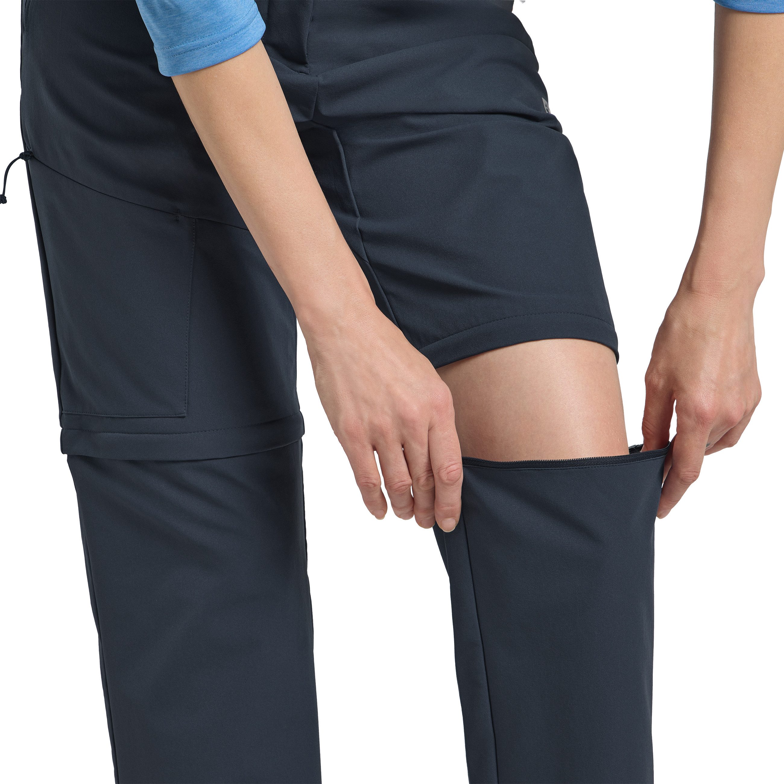 Jack Wolfskin Zip-off-Hose PICO TRAIL ZIP OFF PANTS W Atmungsaktiv & schnell trocknend & zwei Tragevarianten