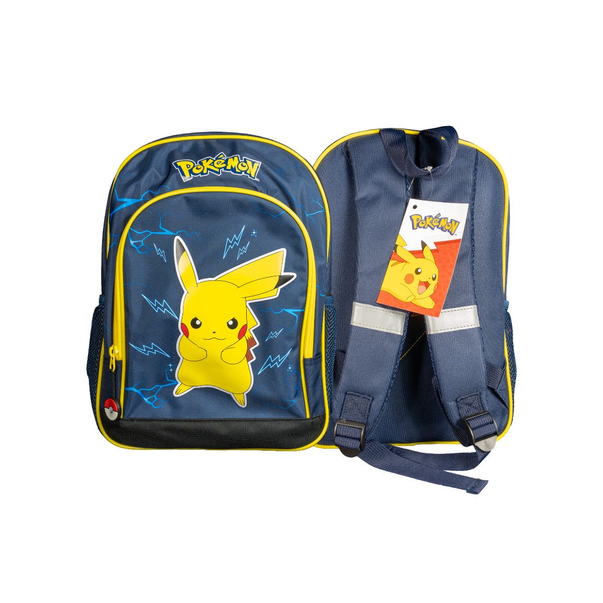 POKÉMON Kinderrucksack Kinder 37 cm groß Rucksack mit Pikachu Motiv für Schule Freizeit (1-tlg)