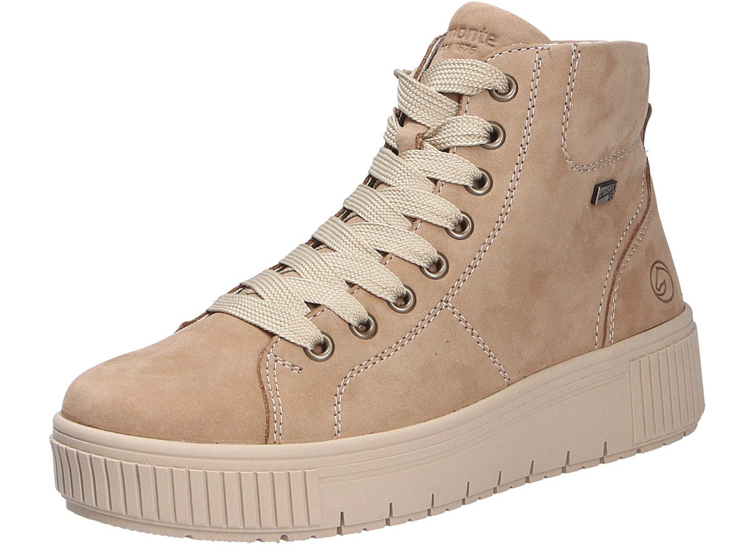 Remonte Remonte Damen Stiefel beige Schnürstiefel