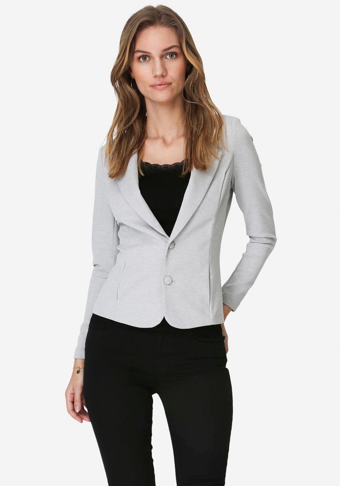 modisches MELANGE ein Basic soyaconcept LT SC-Daniela1 GREY Jerseyblazer