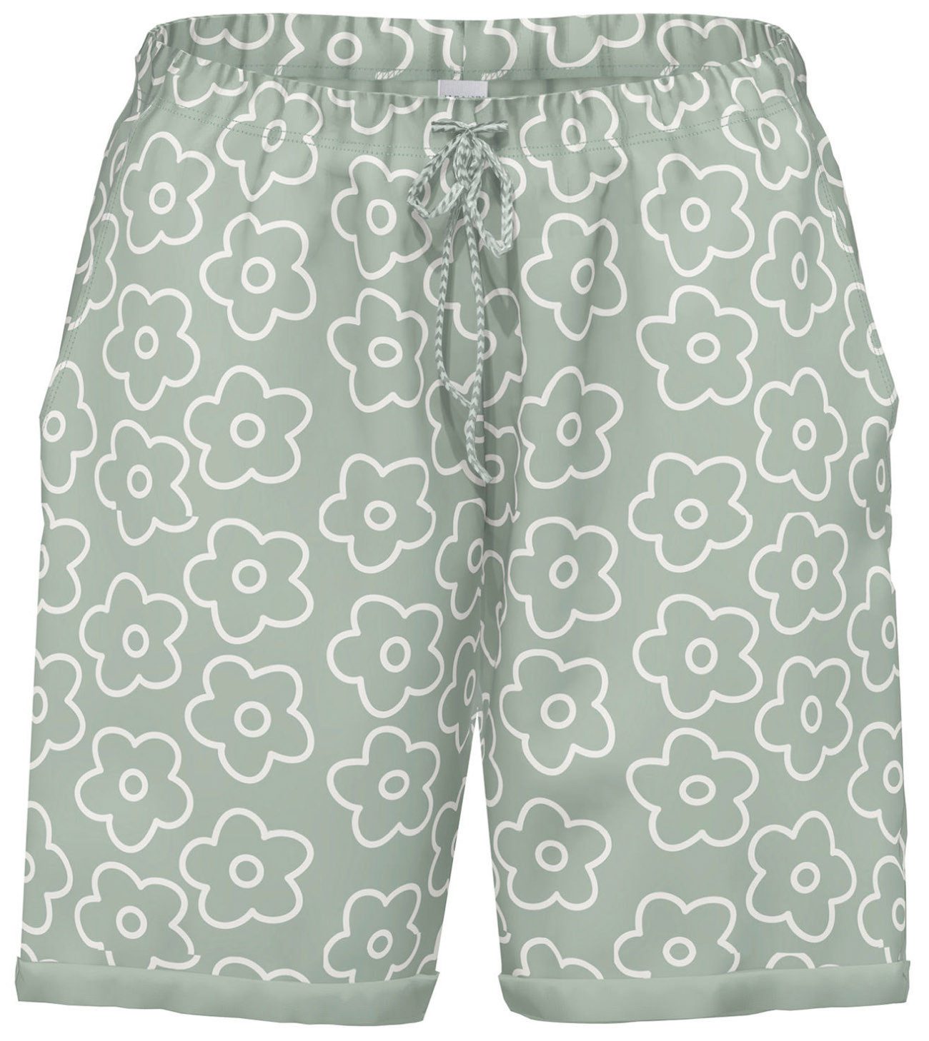 Ammann Pyjamahose Ammann Damen Pyjama Hose kurz (1-tlg) Baumwollmischung