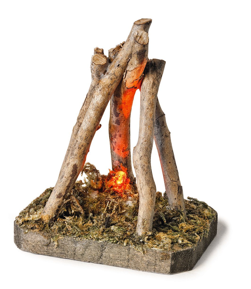 VBS Dekofigur LED Lagerfeuer, 8 cm x 10 cm