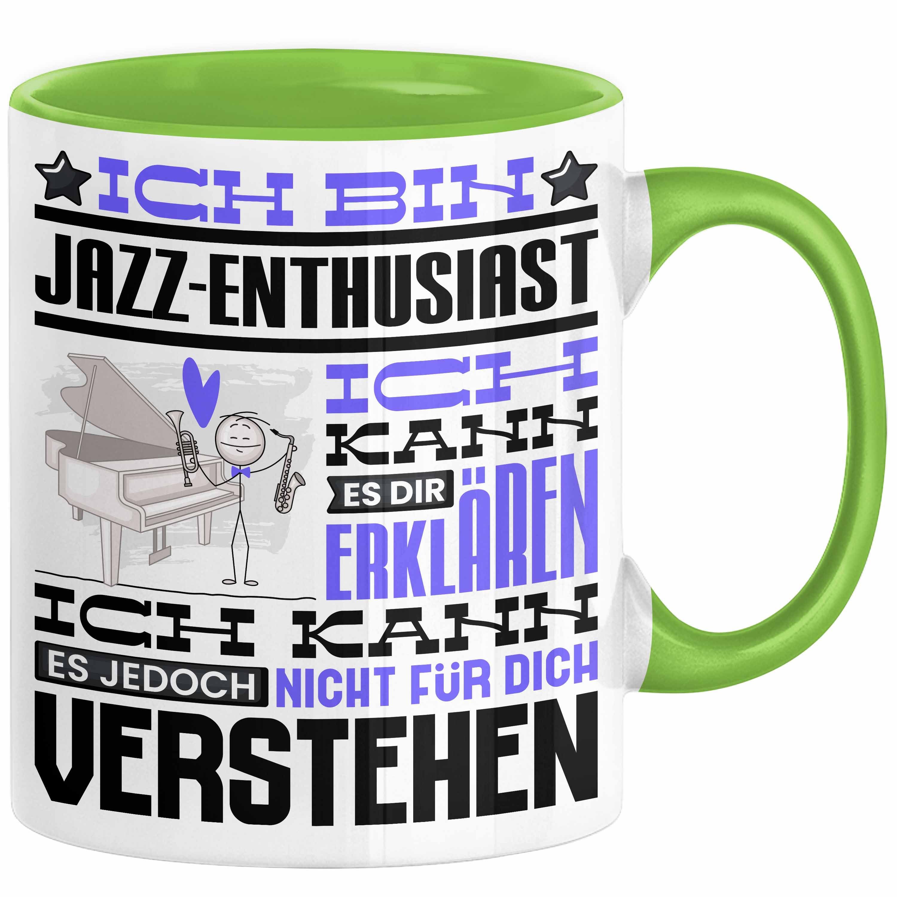 Tasse Jazz-Enthusiast Geschenk Tasse Lustige Geschenkdiee für einen Jazz-Ent