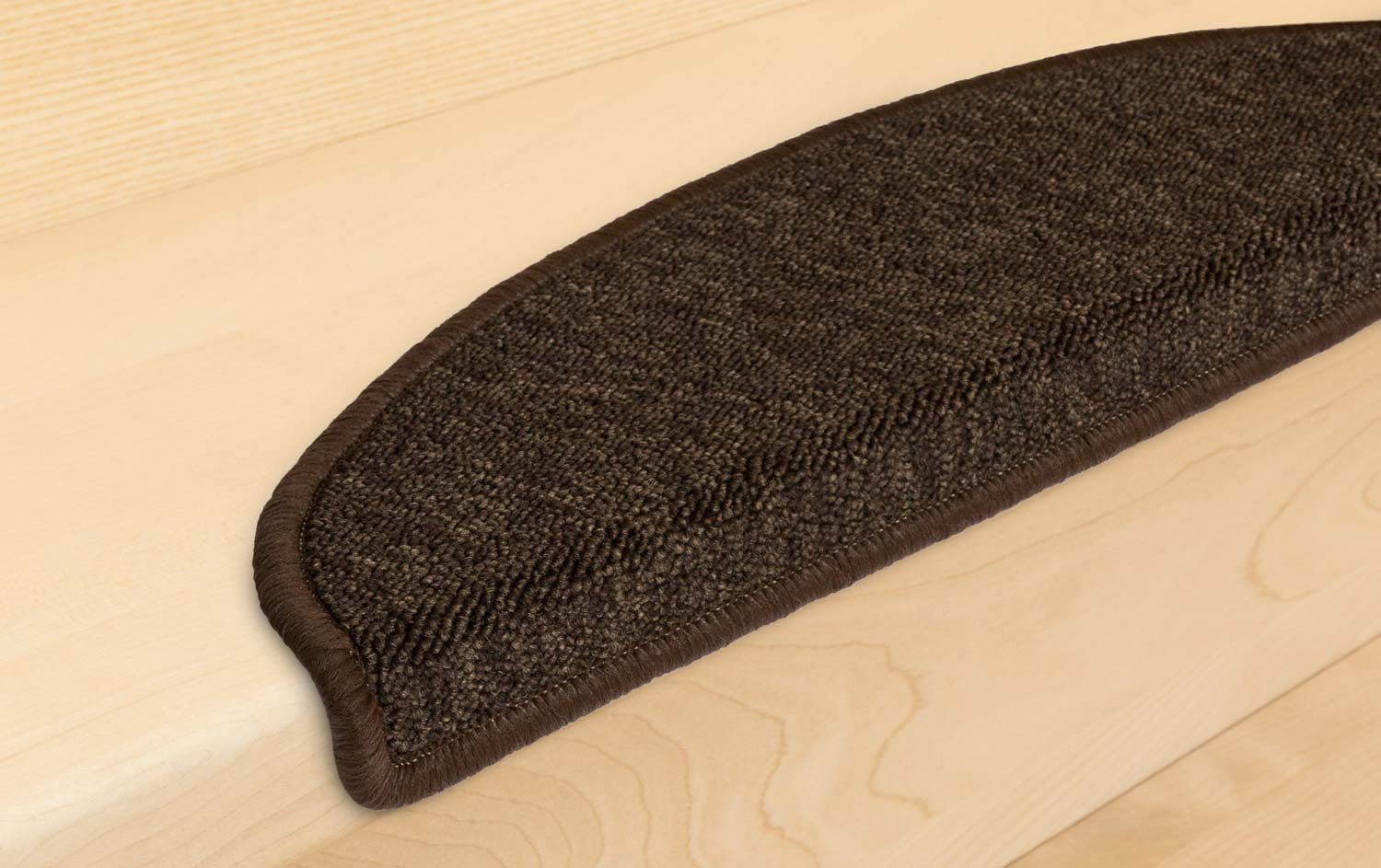 Metzker® Stufenmatte Stufenmatten Rambo Kleinformat 55x15x3,5cm Halbrund, halbrund, Höhe: 5 mm, 15 Stück im Set - Kaffeebraun – Bild 4 von 5
