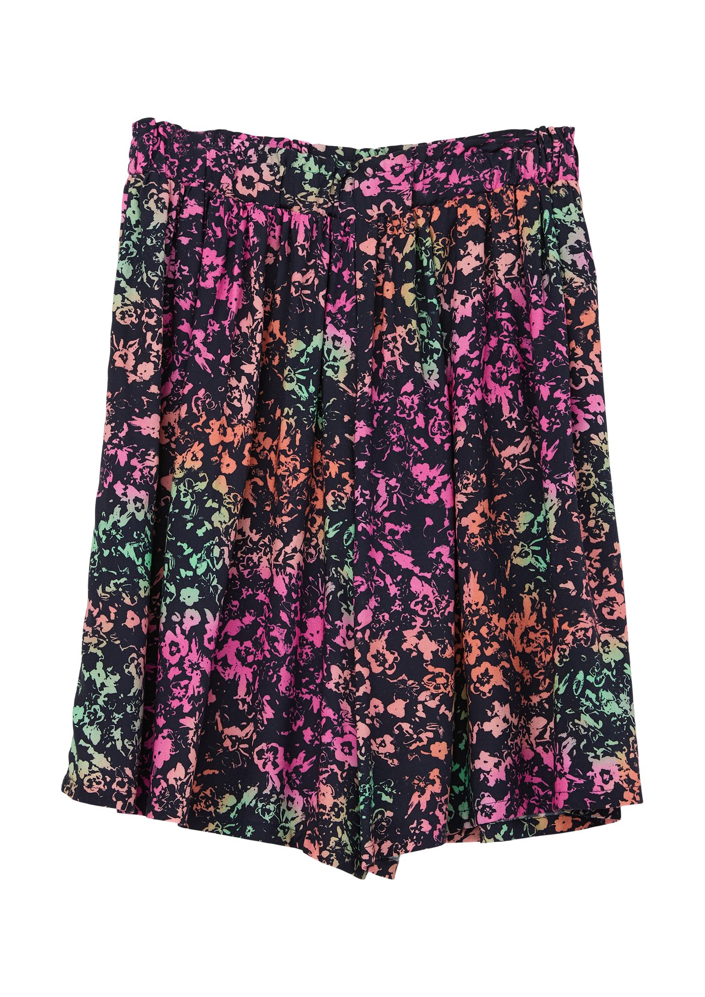 Junior Shorts Allover-Print mit s.Oliver Raffung Shorts Hose s.Oliver & Loose: