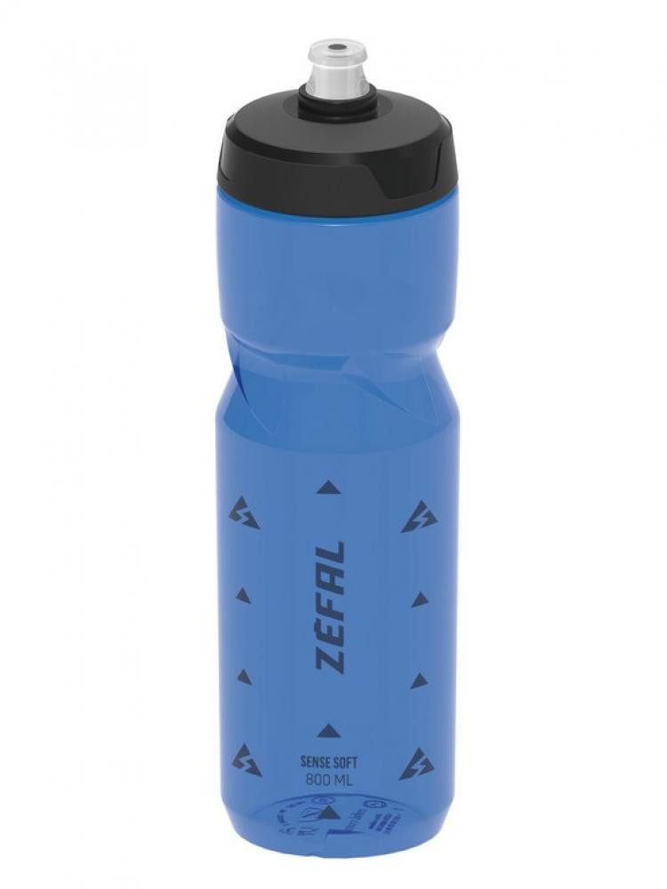 Zefal Trinkflasche Zefal Trinkflasche Sense Soft 80 800ml transluzent blau Höhe 229mm