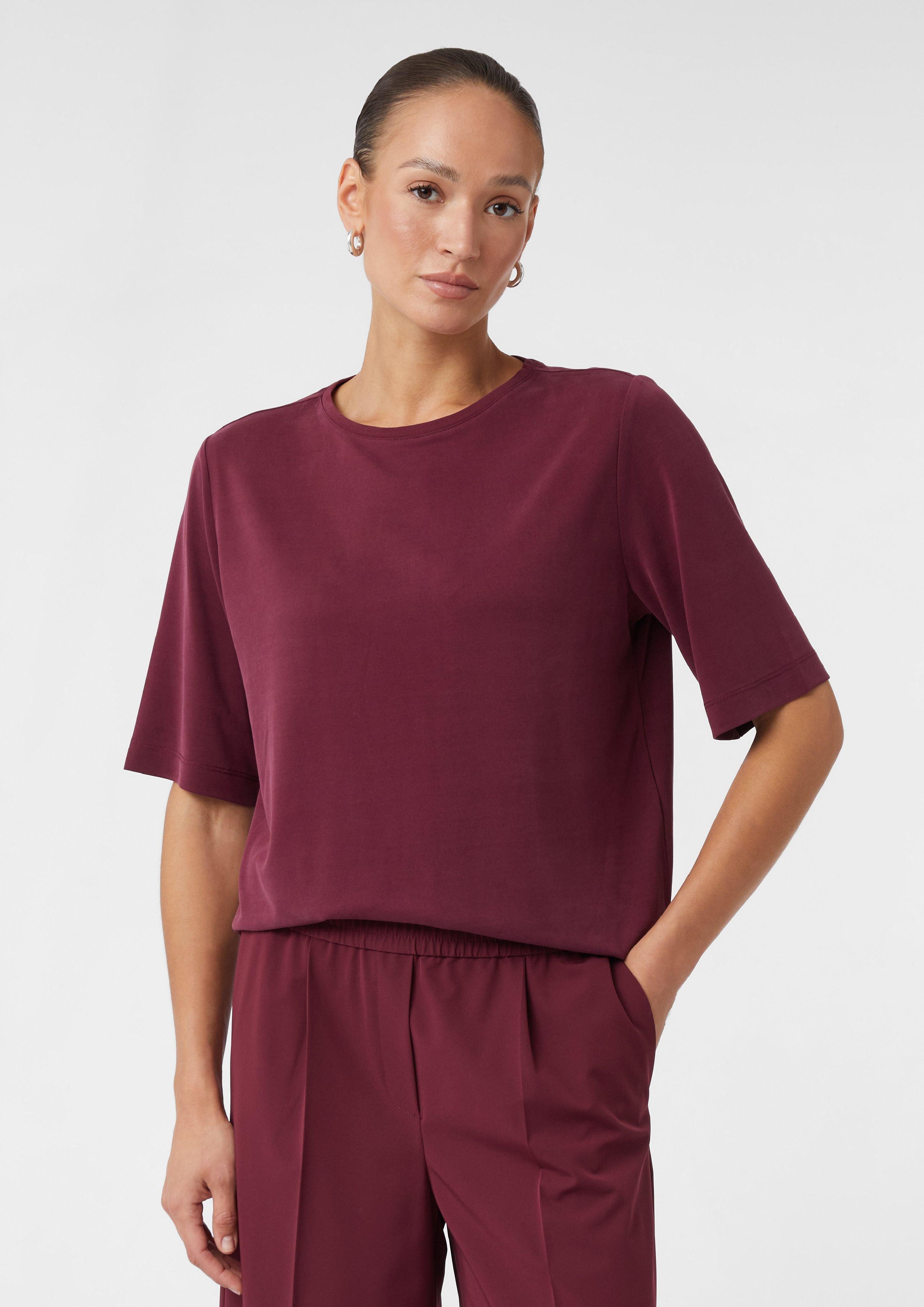 comma casual identity 3/4-Arm-Shirt Baumwollmix-T-Shirt im günstig online kaufen