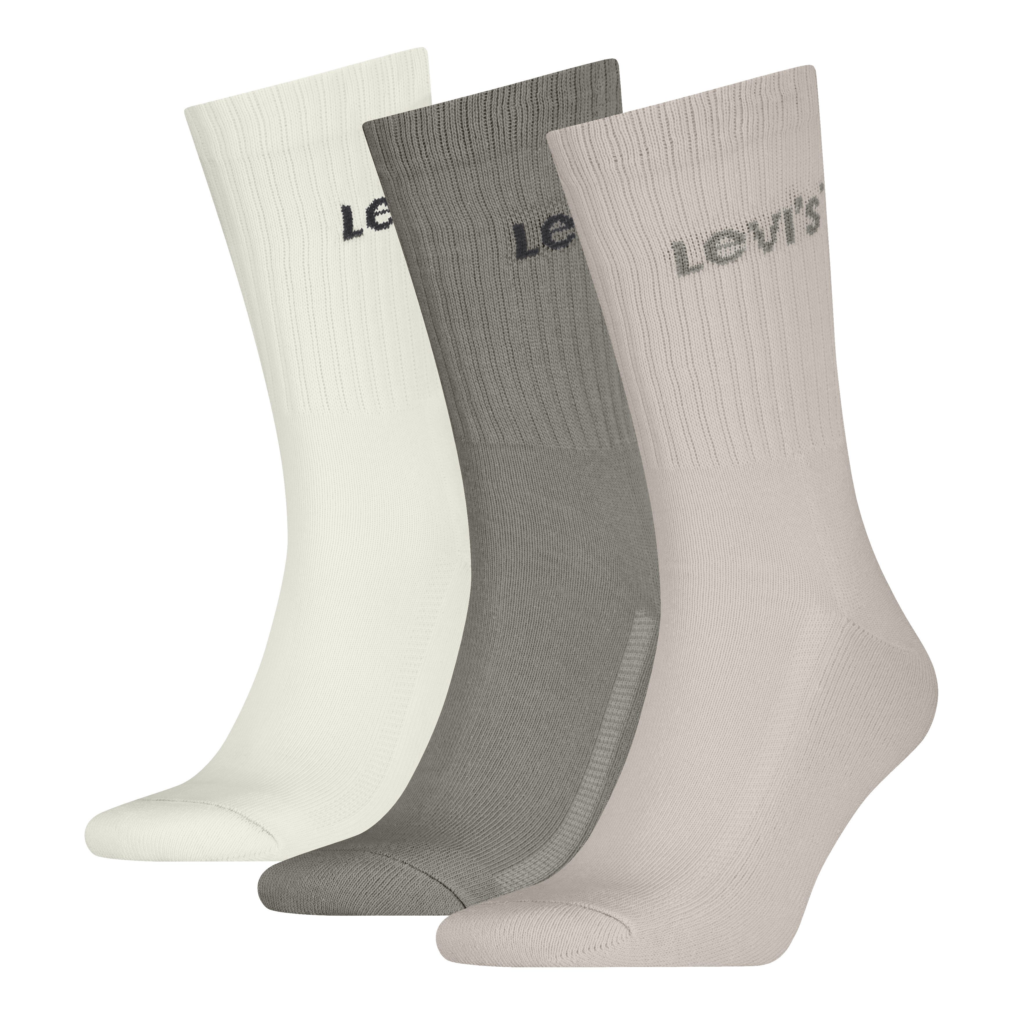 Levi's® Socken LEVIS UNI REGULAR CUT ORANGE TAB 3P (3 Paar)