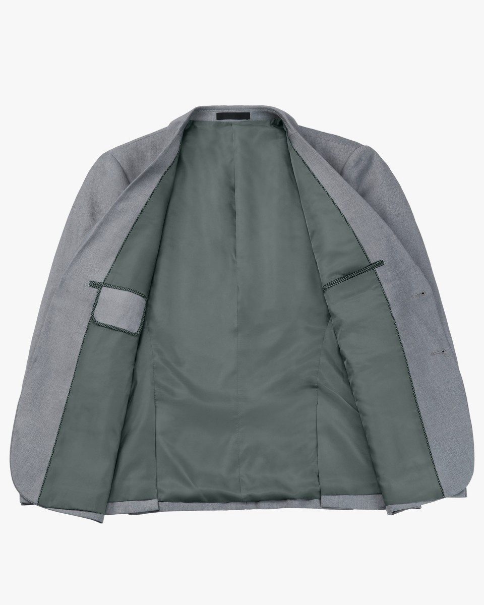 Allthemen Anzugsakko Herren 1 Knopf Blazer mit klassischem Reverskragen