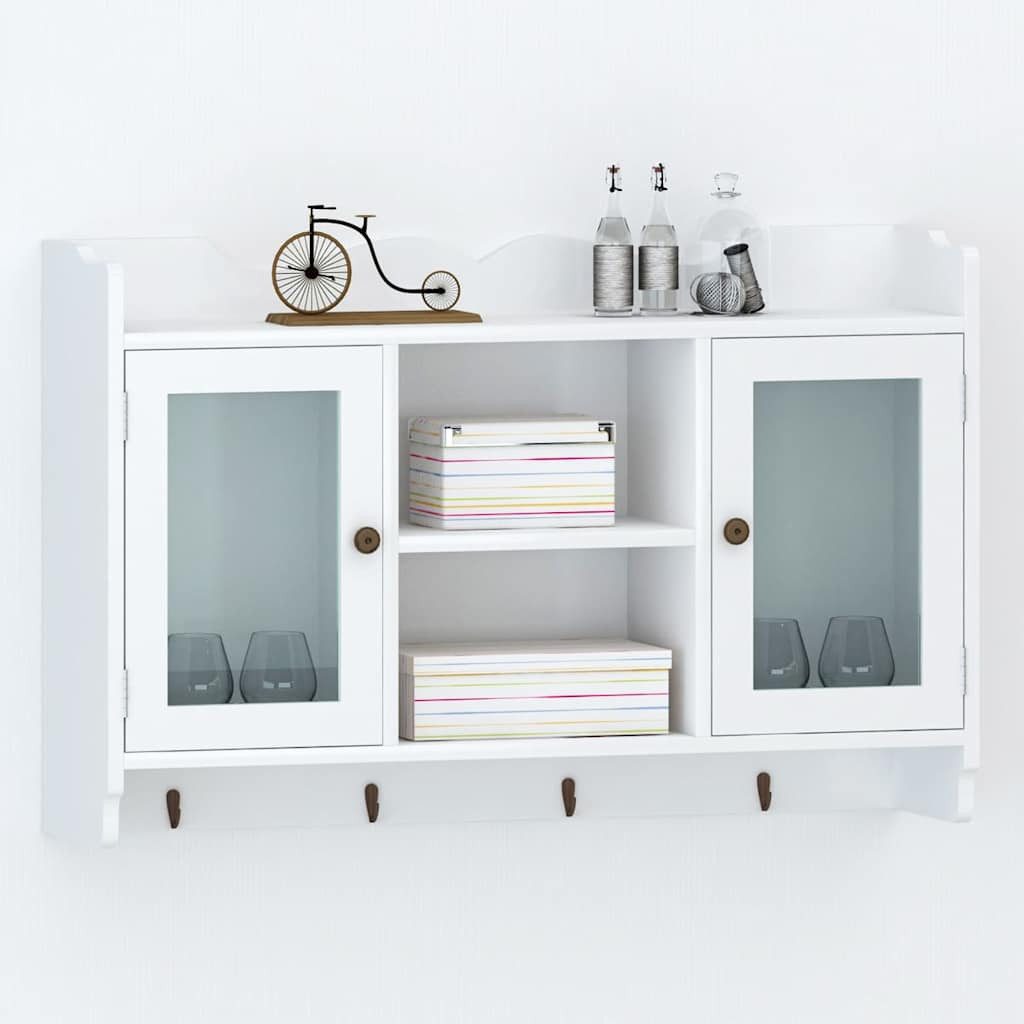 tinkaro Wandregal Wandschrank MORTON Holz Bücher/DVD/Gläser Aufbewahrung Kast, 1-tlg.