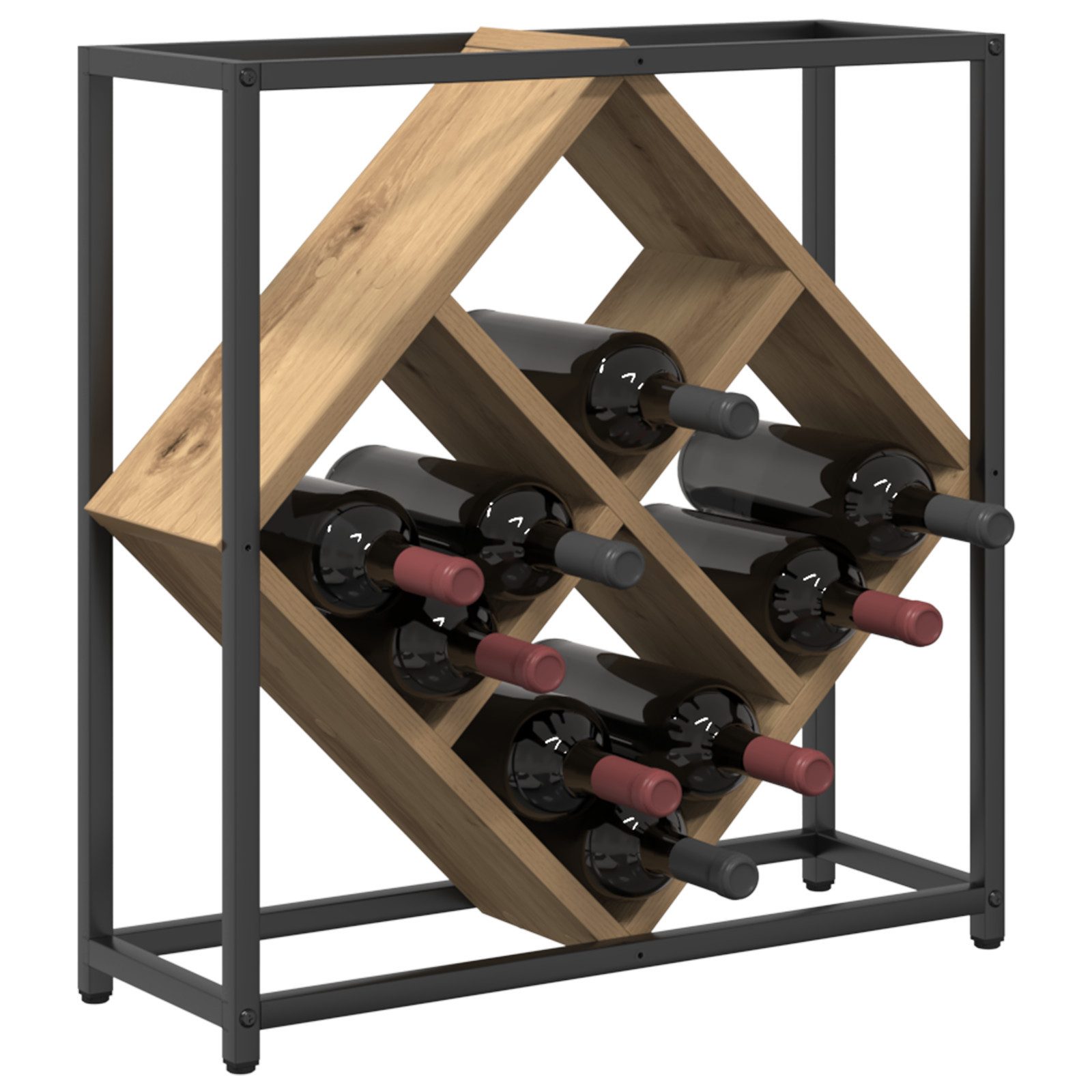 vidaXL Weinregal Weinregal Artisan Eiche 51x18x52,5 günstig online kaufen