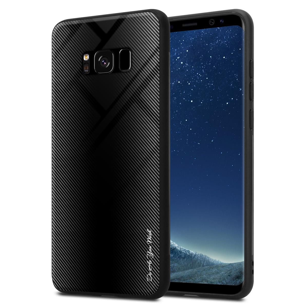Cadorabo Handyhülle für Samsung Galaxy S8 Hülle Samsung Galaxy S8, Robustes Hard Case - Handy Schutzhülle - Hülle - Back Cover Bumper