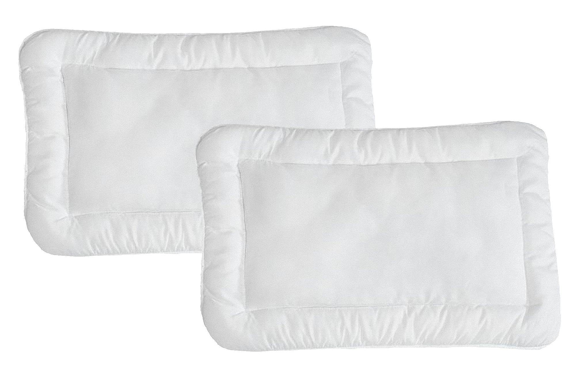 Babykissen Flachkissen 2er Set, sanft und weich, für süße Träume, 60 x 40 cm