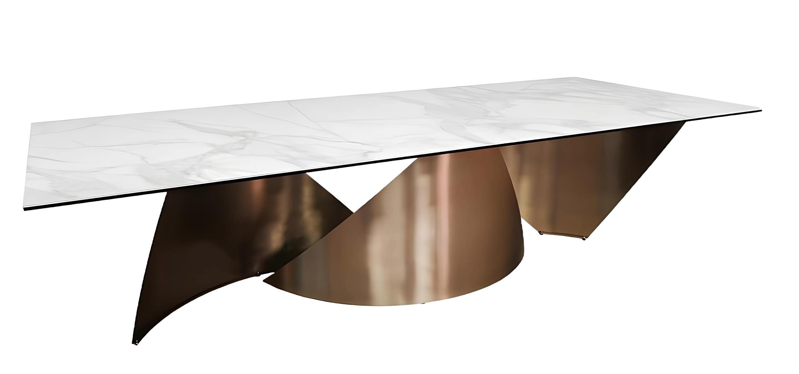 JVmoebel Esstisch Luxus Esstisch aus Holz in elegantem Weiß mit modernem Design (1-St., Esstisch), Made in Europa