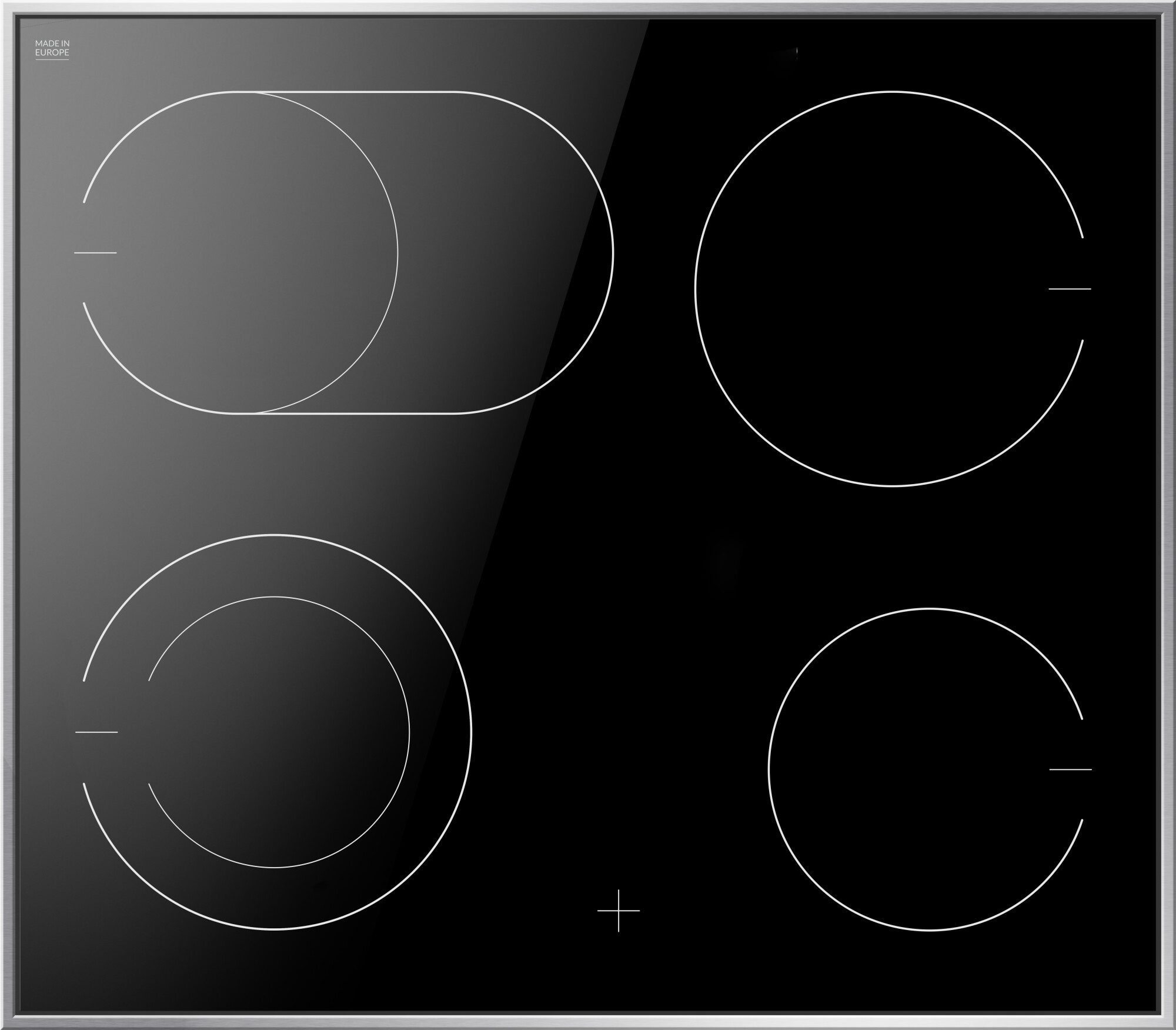 Amica Elektro-Herd-Set Fusion Design, mit 1-fach-Teleskopauszug, Steam Clean, Komfortables Kochen und Backen mit praktischer Unterstützung – Bild 2 von 5
