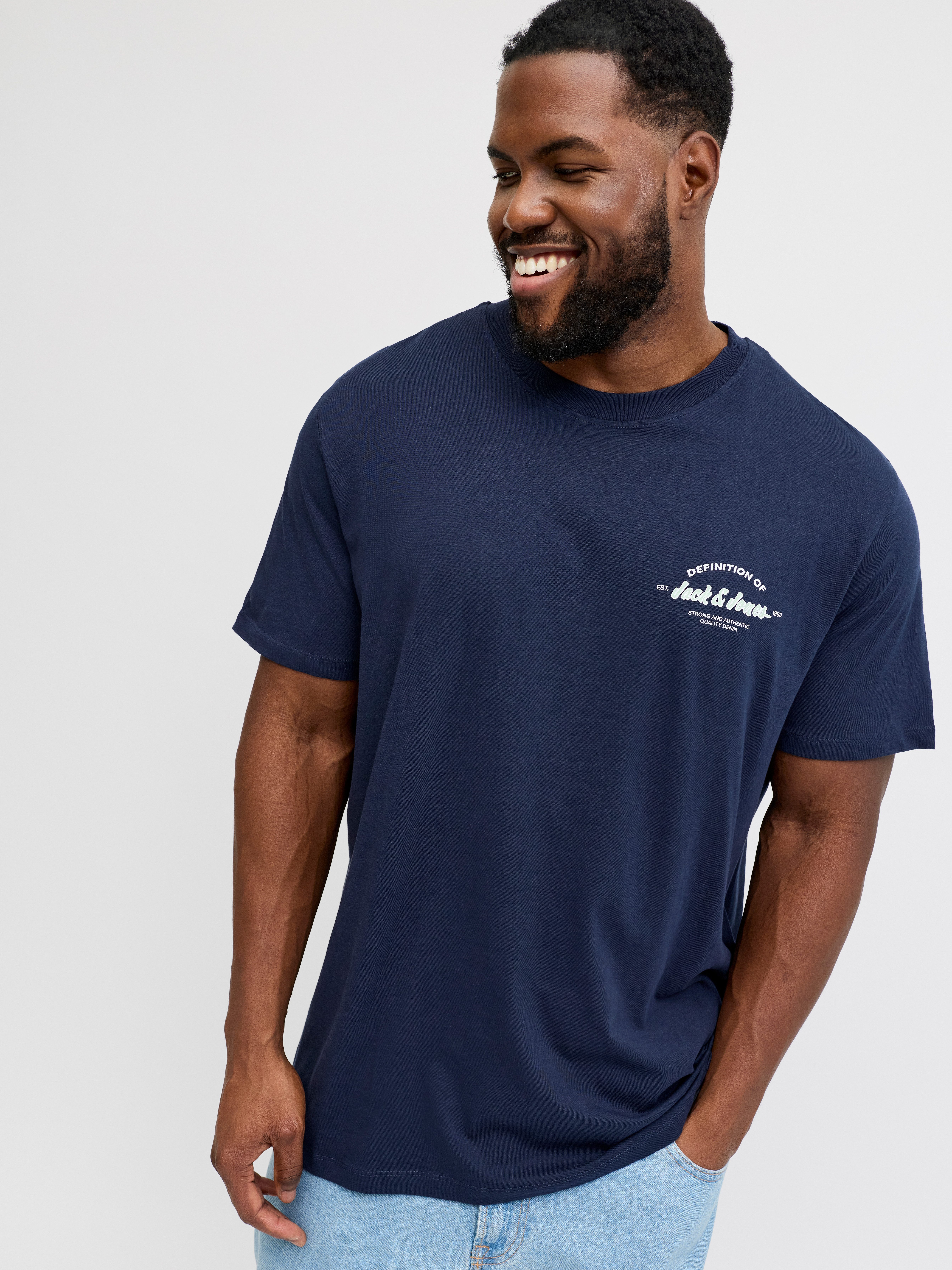Jack & Jones PlusSize Rundhalsshirt JJBRANDON TEE SS CREW NECK PLS günstig online kaufen
