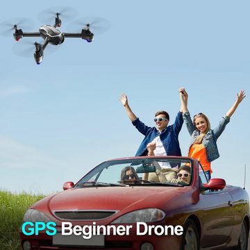 Loolinn Drohne (720p, GPS Drohne mit 1080P Kamera Automatische Rückkehr 32 Min Flugzeit)