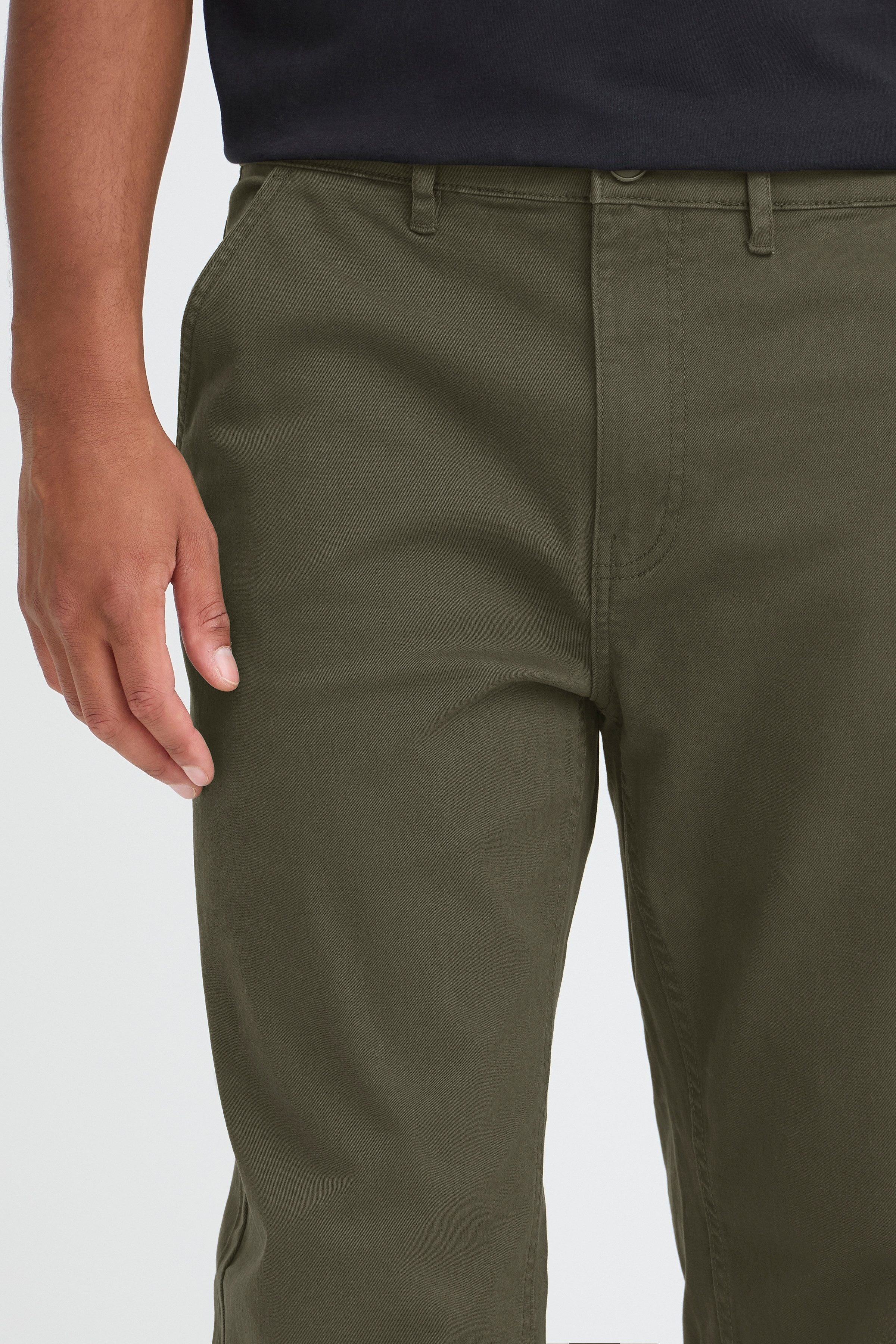 Blend Chinohose BHNATAN WIDE LEG CHINO mit Baumwollmischung, Relaxed Fit, knöchellang