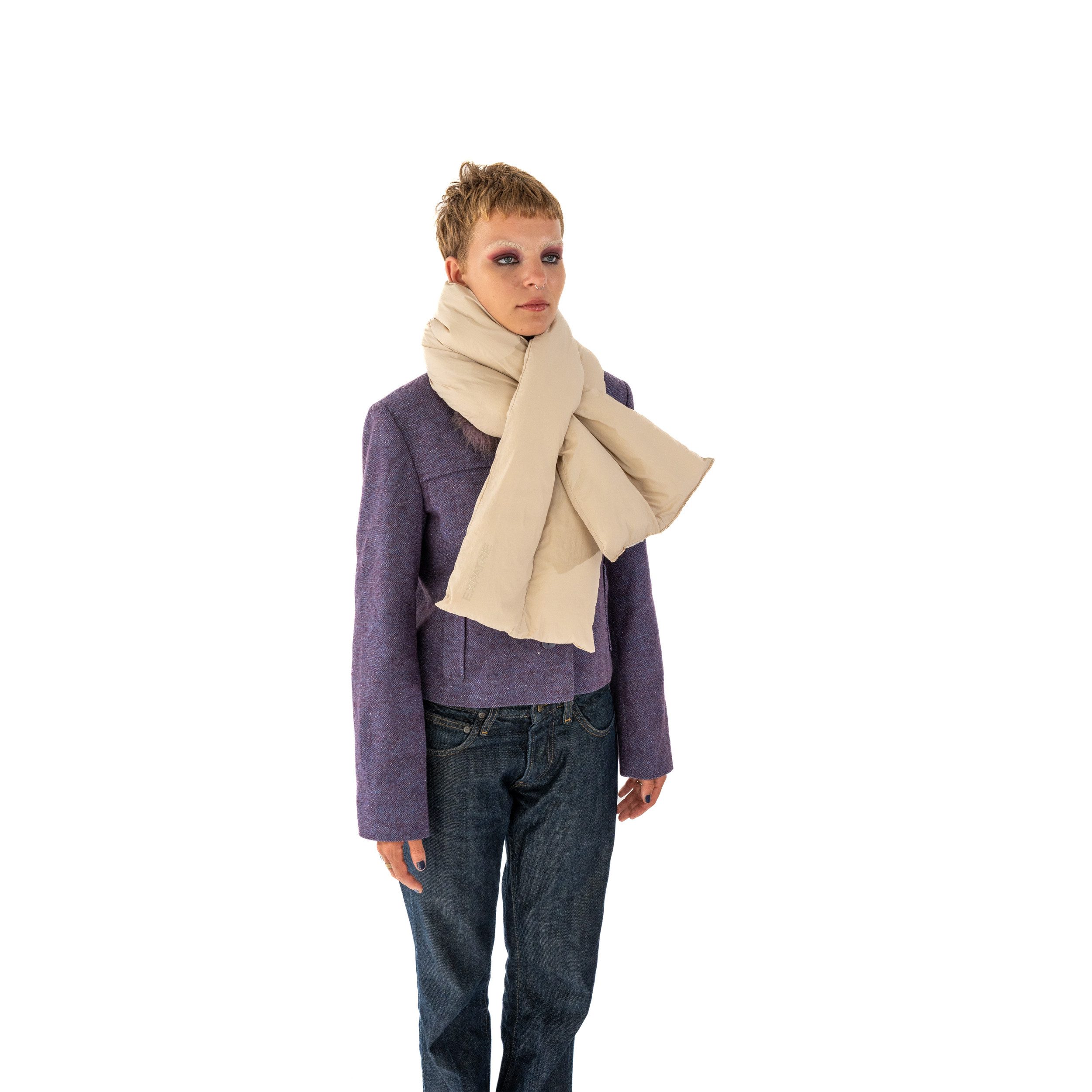 Expatrié Schal Ginny gefütterter Winterschal im Puffy Design, (1-St), Gesteppter Schal aus Nylon, Wasserabweisend