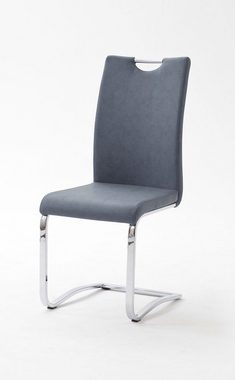 expendio Essgruppe Norman, (komplette Tischgruppe, Spar-Set, 5-tlg), weiß Hochglanz 140(180)x76x90 cm mit Sicherheitsglas + 4x Stühle Talvi