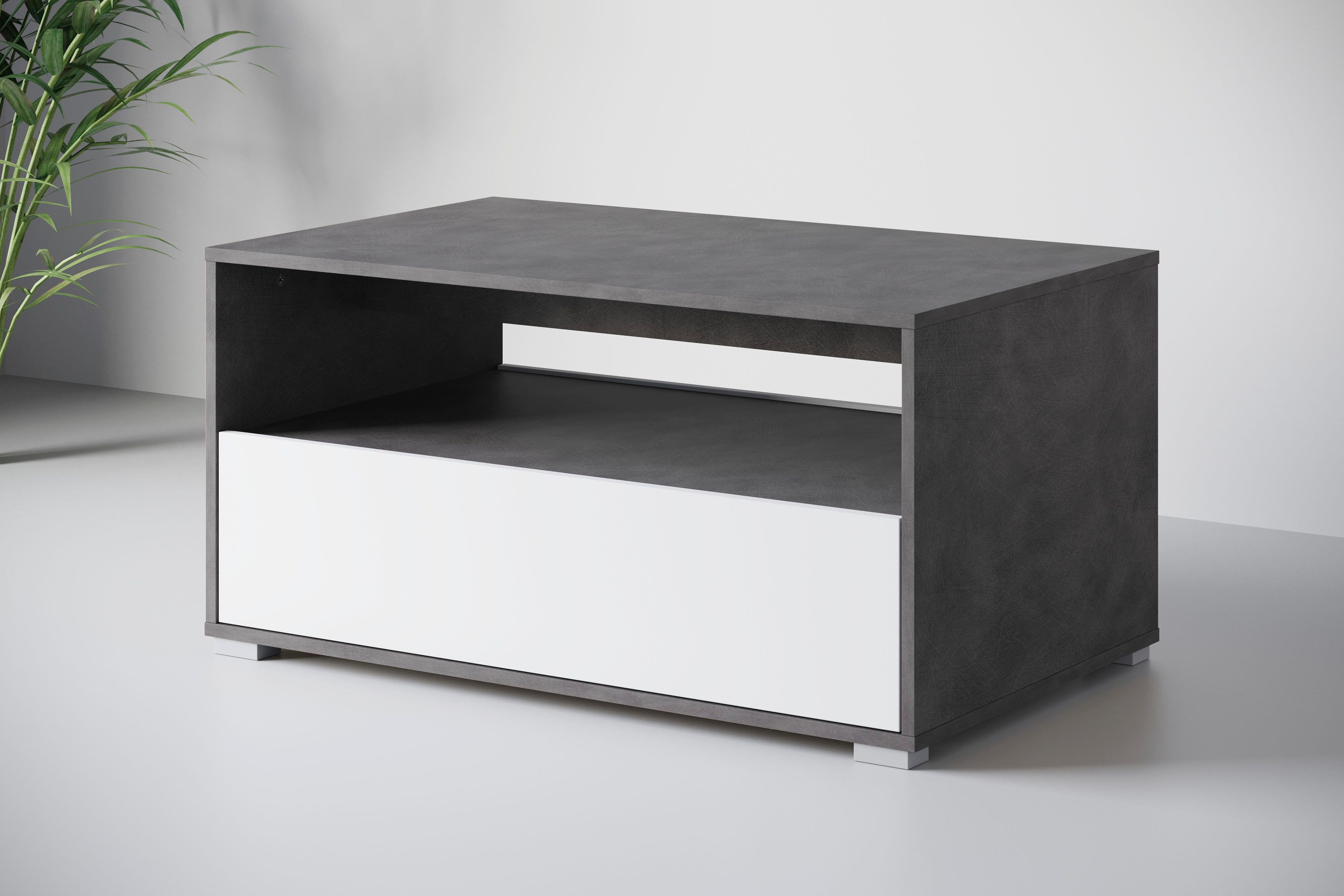 INOSIGN Couchtisch Kenia (1-St), Rechteckiger Kaffeetisch, 90x55 cm, mit of günstig online kaufen