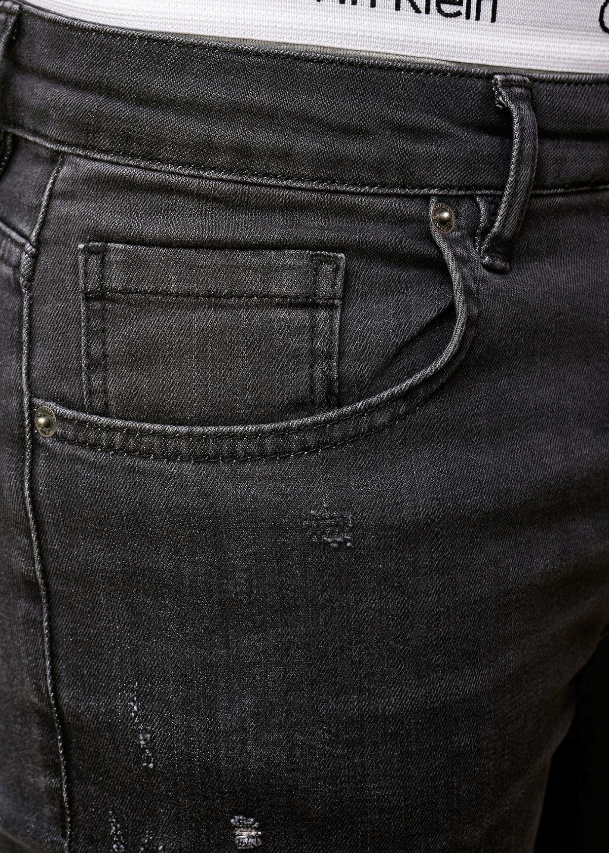 605 Grey Bootcut, Deep Straight-Jeans Designerjeans Freizeit Casual 600JS (Jeanshose Used 1-tlg) OneRedox Business
