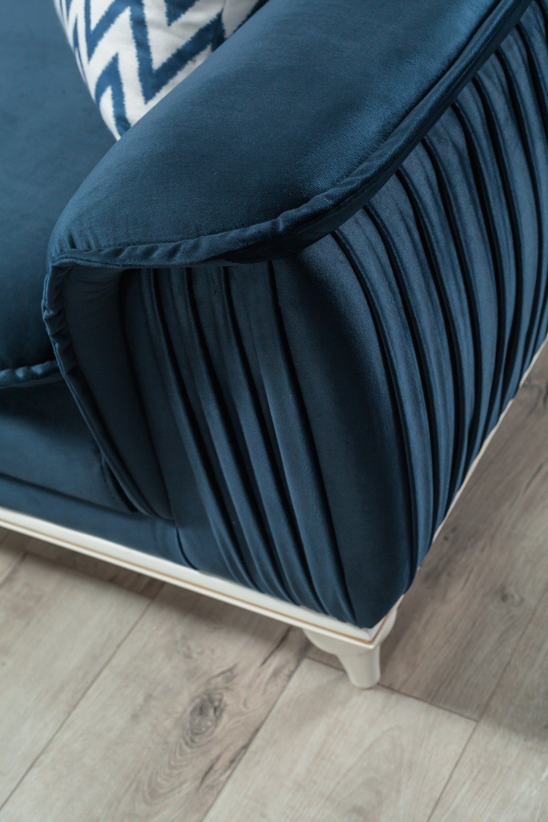 Stk. Luxus-Microfaser Sofa Villa in Möbel Polyester) Quality 1 2-Sitzer, (100% Made Cello, Turkey,
