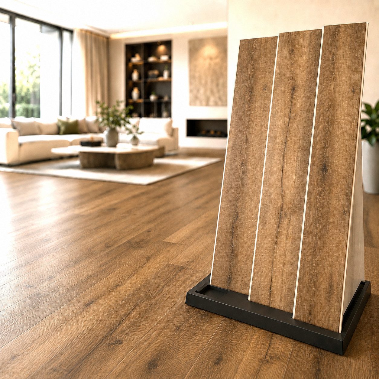 NoblesBox Designboden Klick Vinylboden SPC - Hartvinyl - 4+1mm Wasserfest - 1 mm Isolierung, Für Fußbodenheizung, Hochabriebfest & Klicksystem