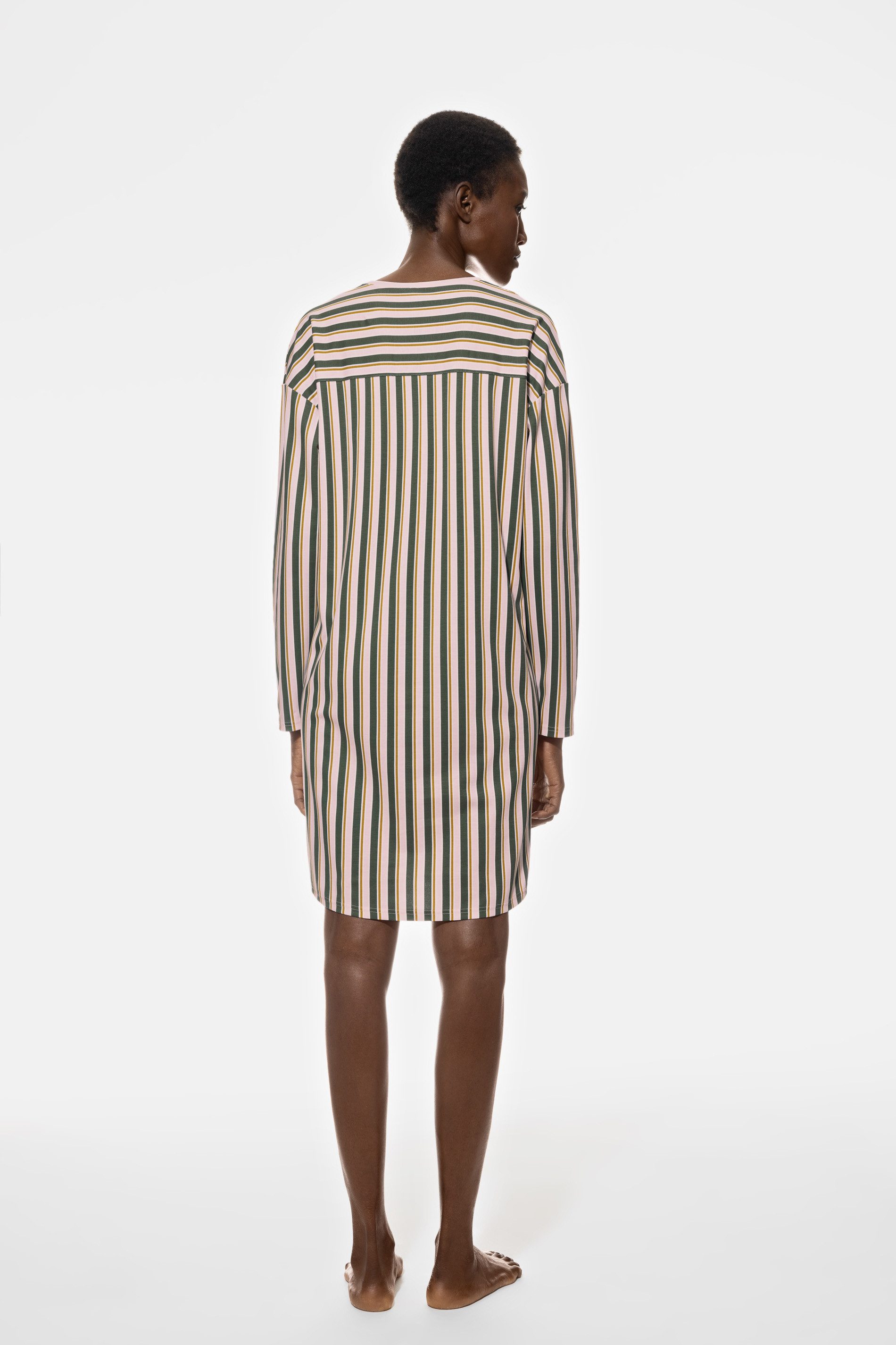 Mey Nachthemd Mey Damen Nachthemd Serie Vivid Stripes (1-tlg)