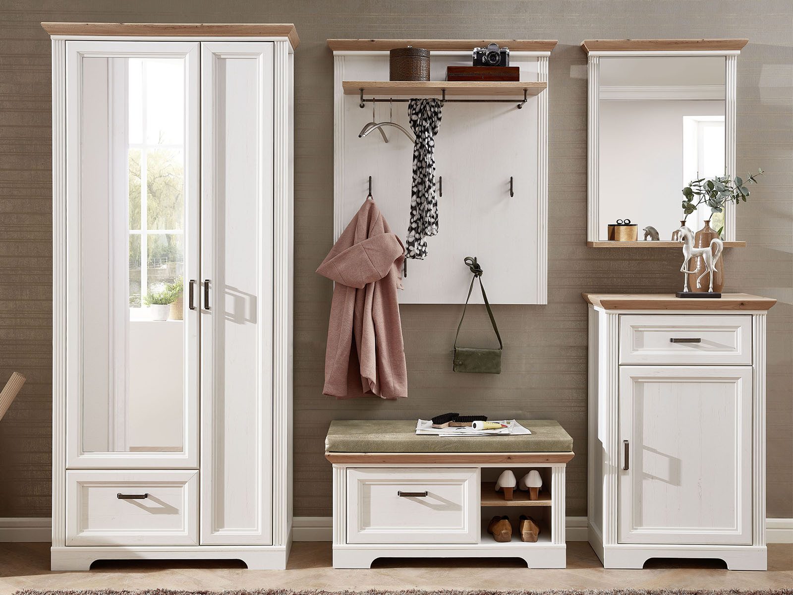 Innostyle Garderoben-Set 281 x 204 x 41 cm (B/H/T), (5-St)