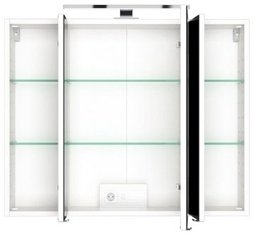 HELD MÖBEL Spiegelschrank Malibu Breite 80 cm, mit Spiegeltüren und Türendämpfern